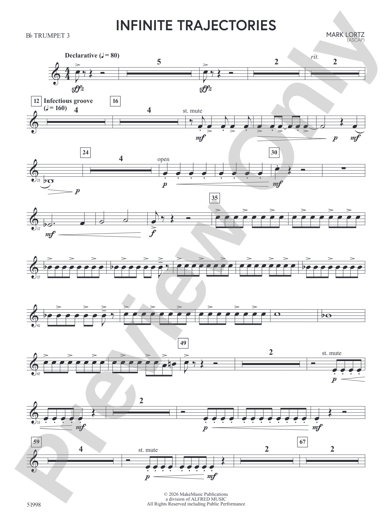 Infinite Trajectories: 3rd B-flat Trumpet