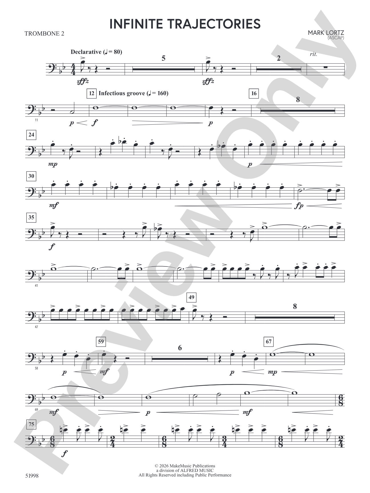 Infinite Trajectories: 2nd Trombone