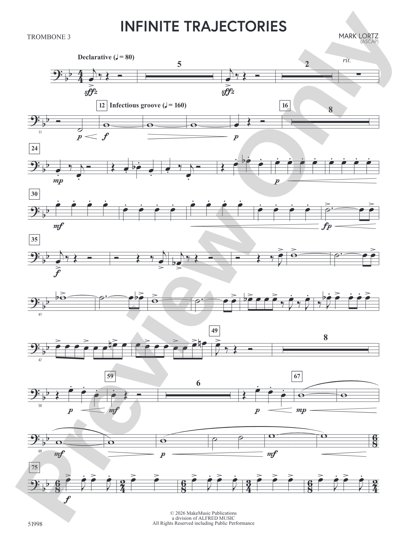 Infinite Trajectories: 3rd Trombone
