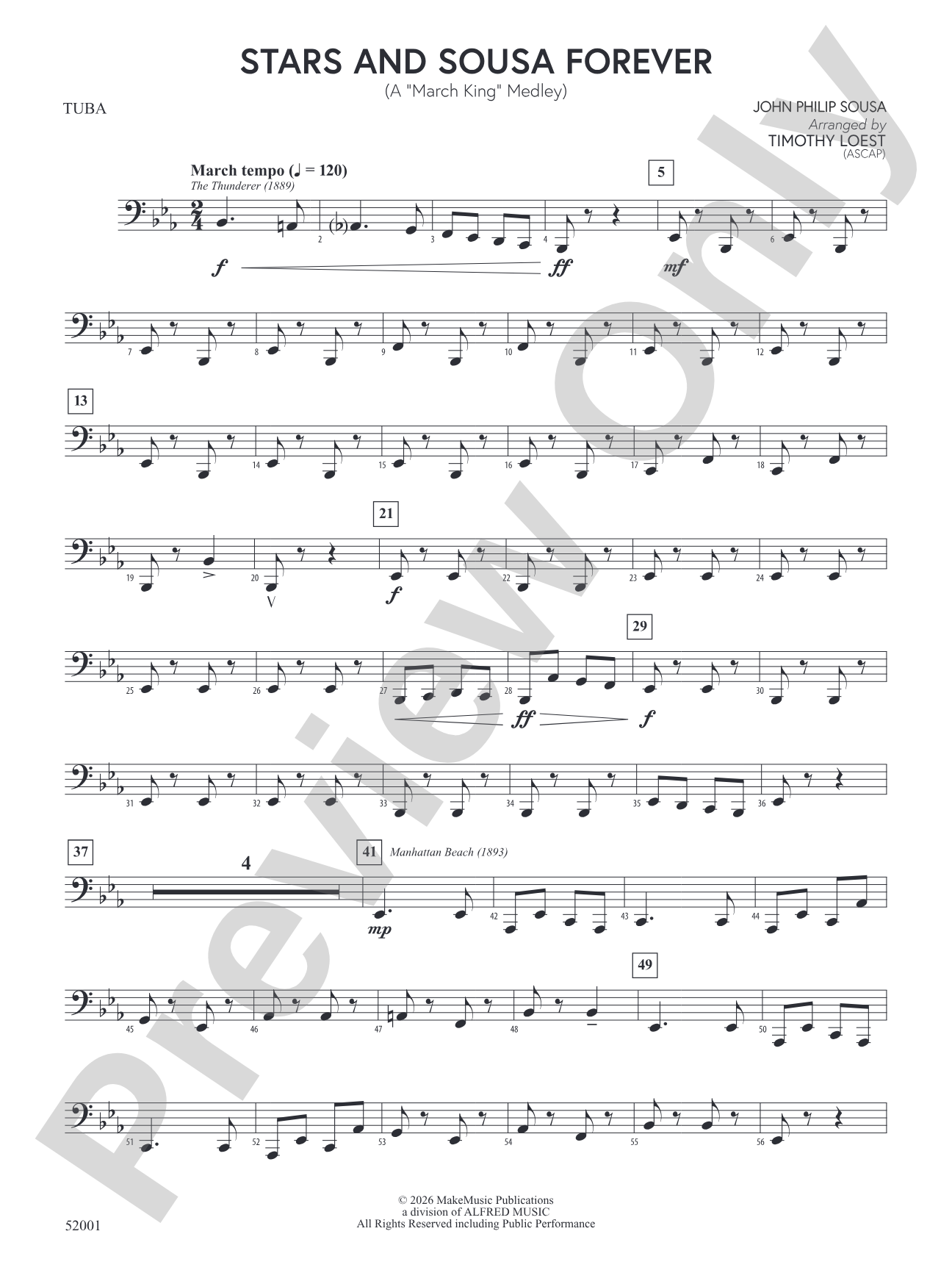 Stars and Sousa Forever: Tuba