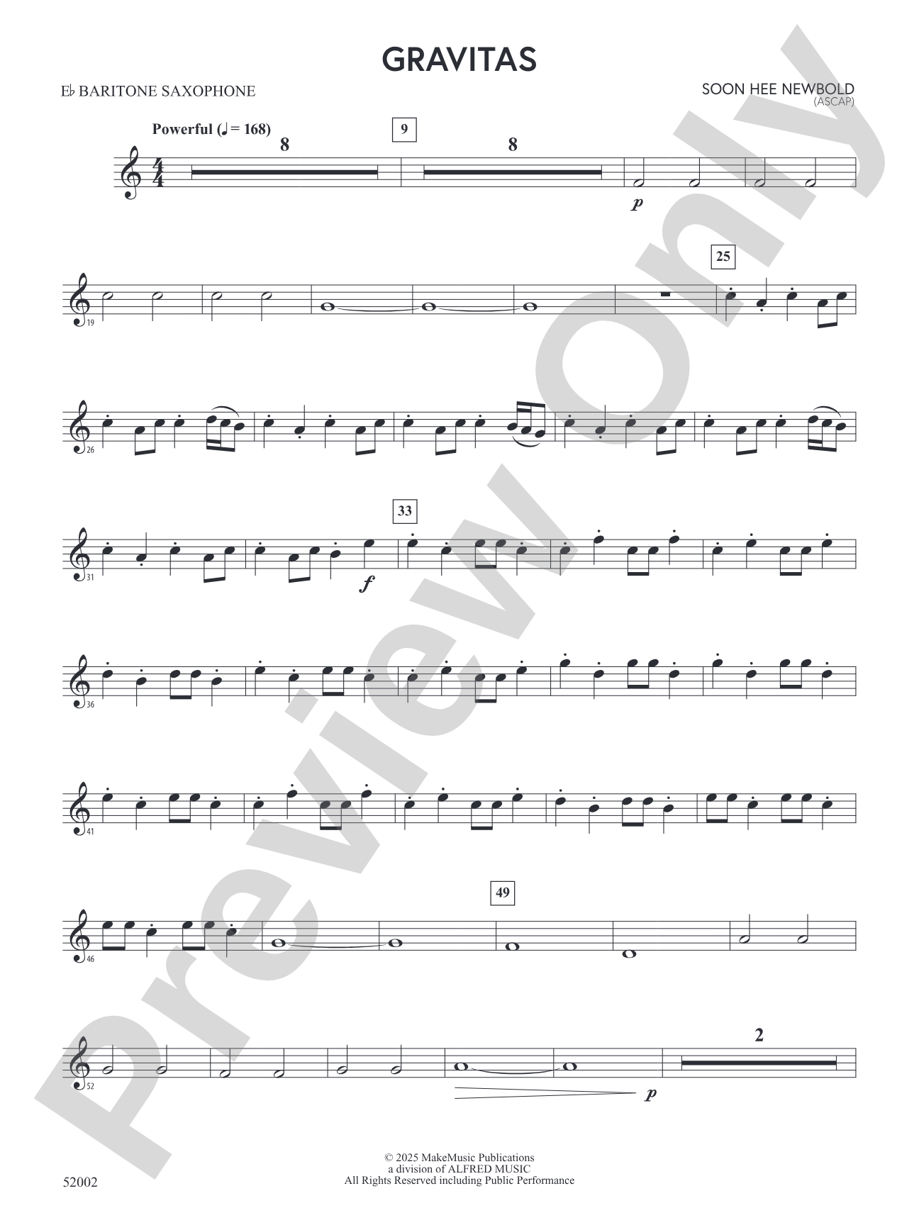 Gravitas: E-flat Baritone Saxophone