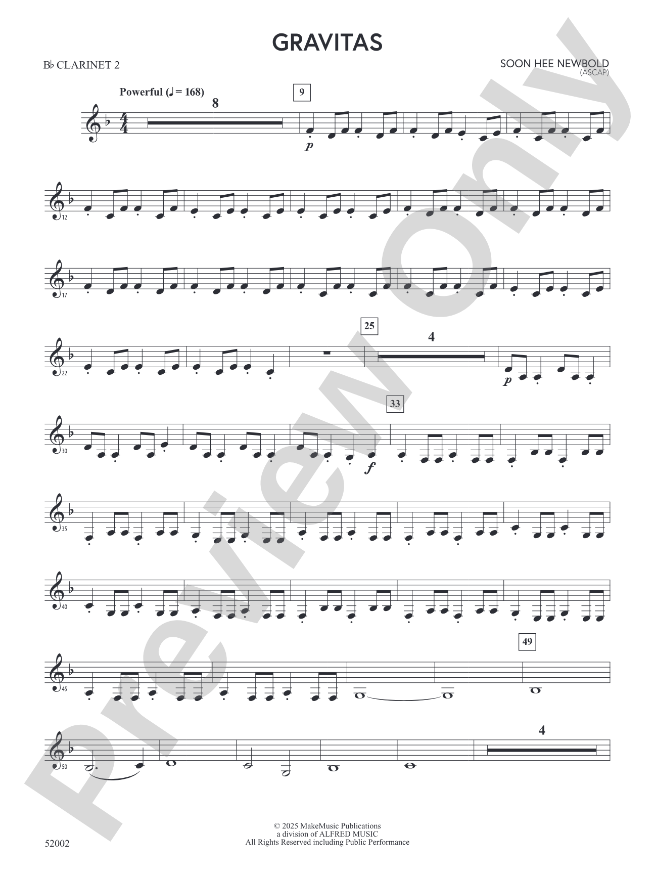 Gravitas: 2nd B-flat Clarinet