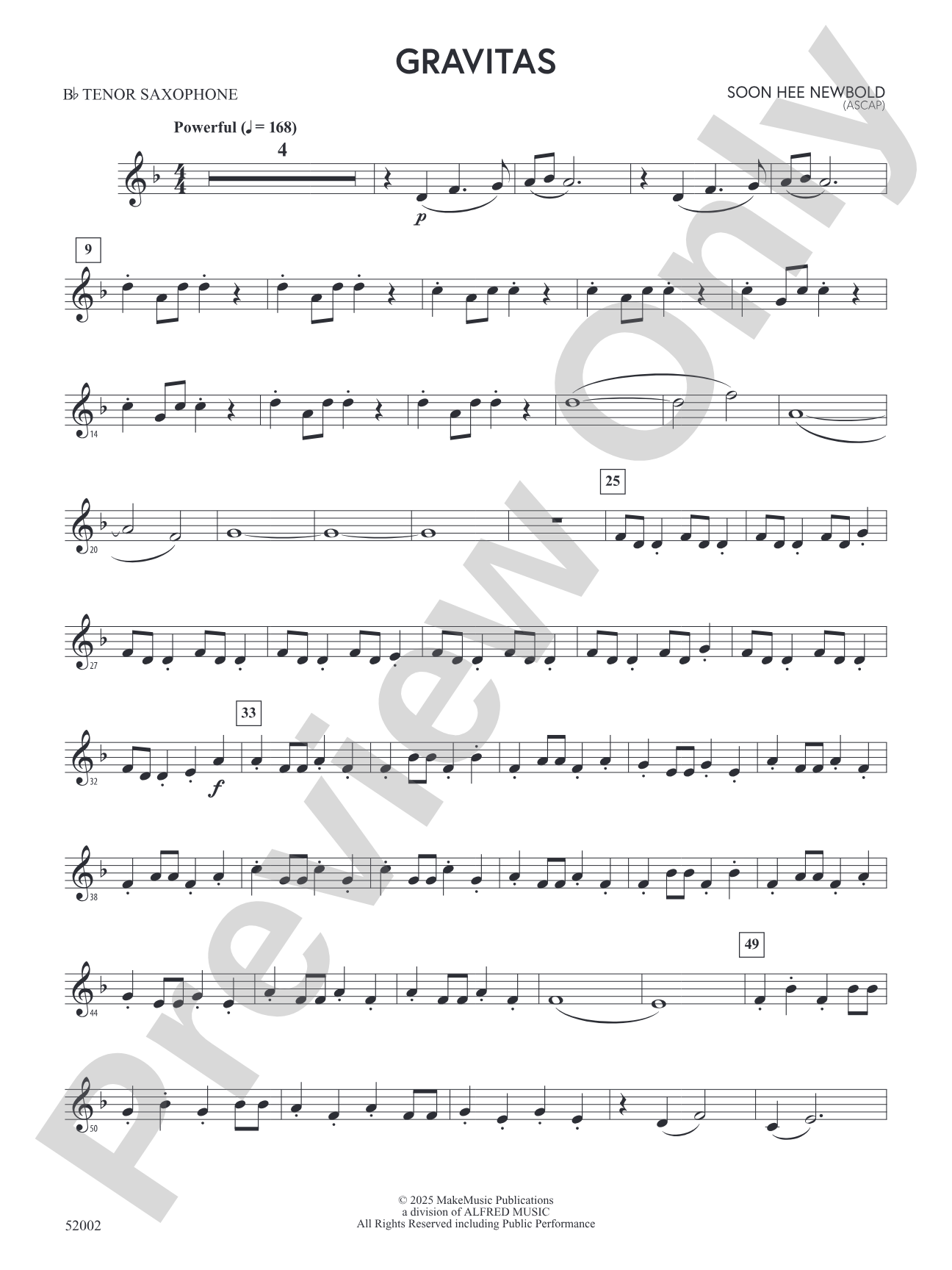 Gravitas: B-flat Tenor Saxophone