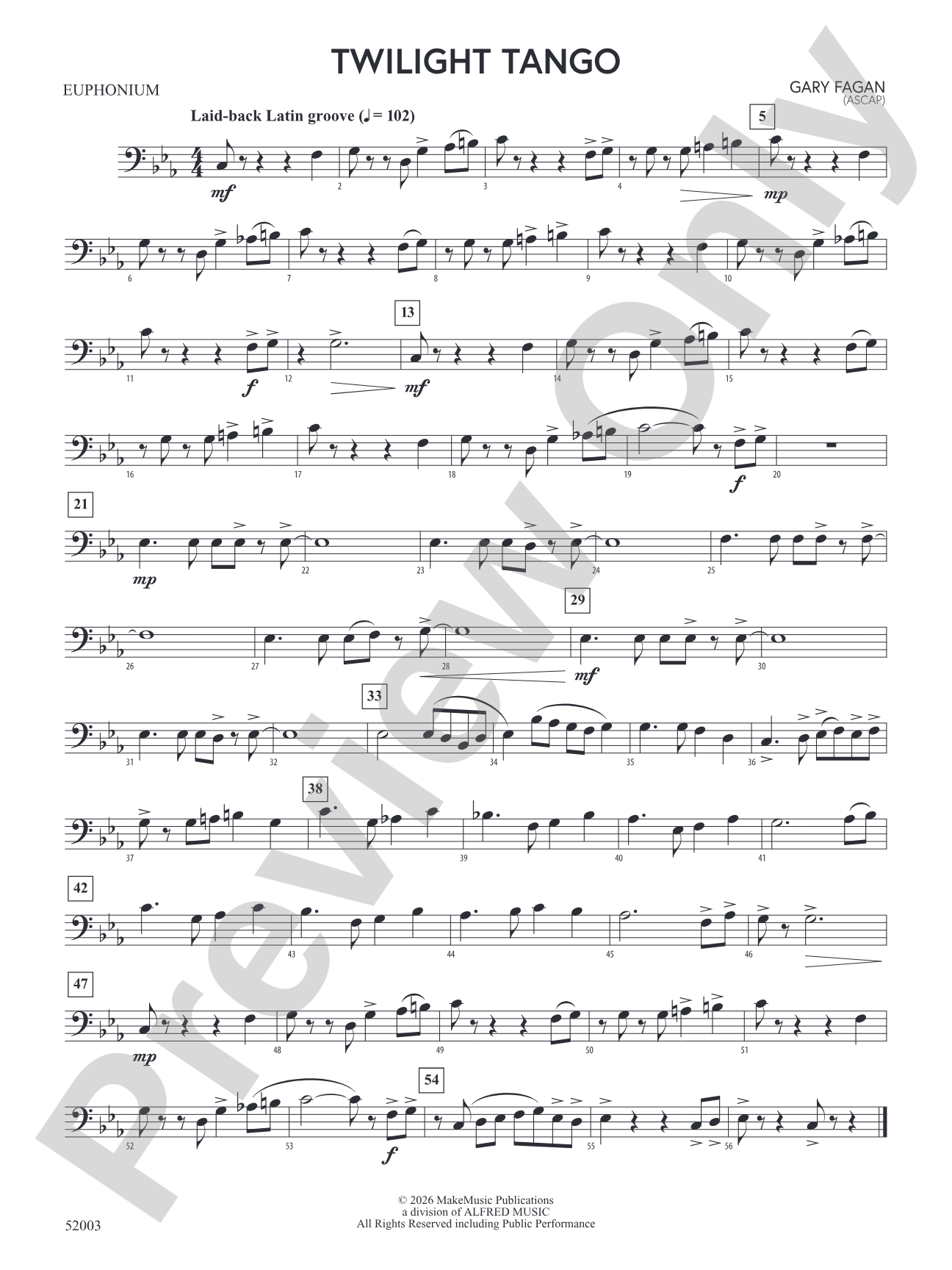 Twilight Tango: Baritone B.C.