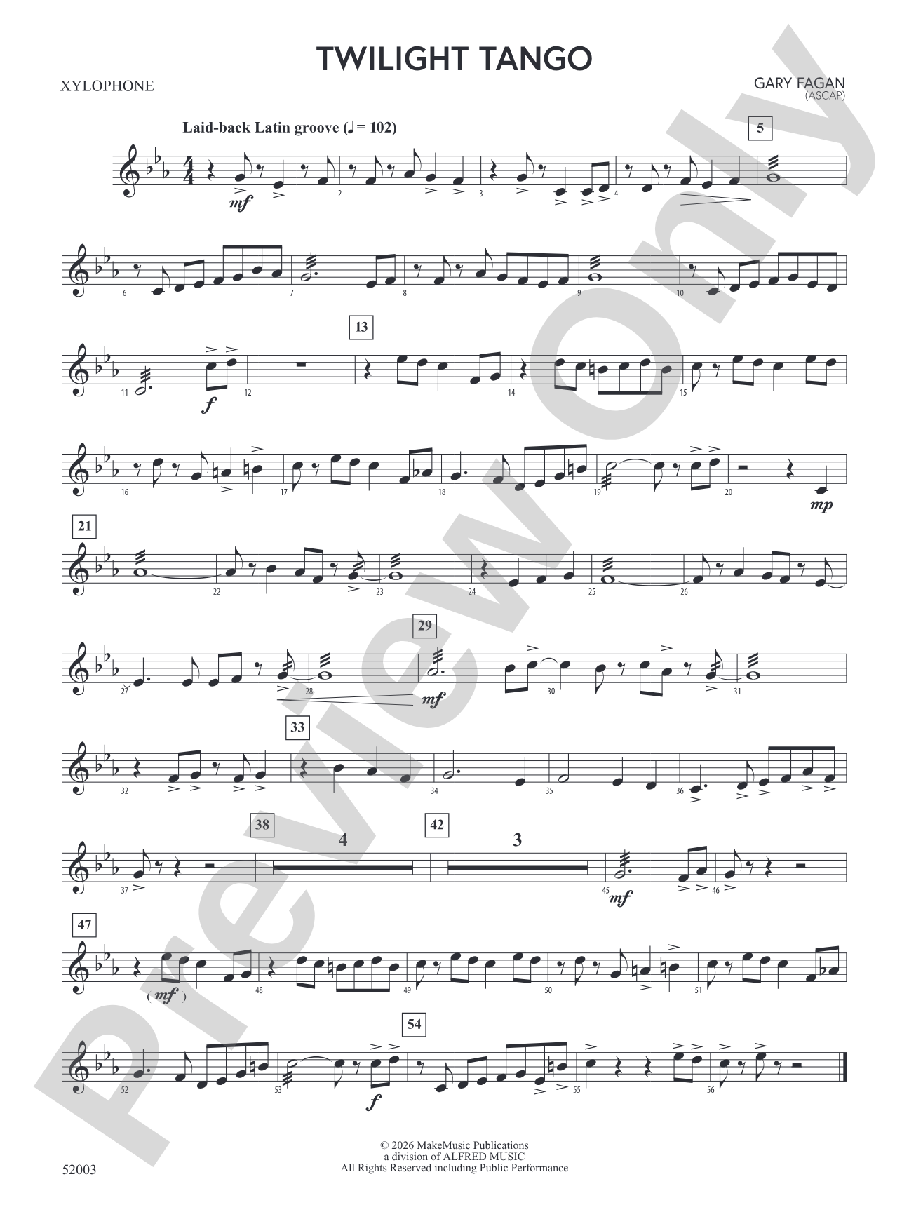 Twilight Tango: Xylophone