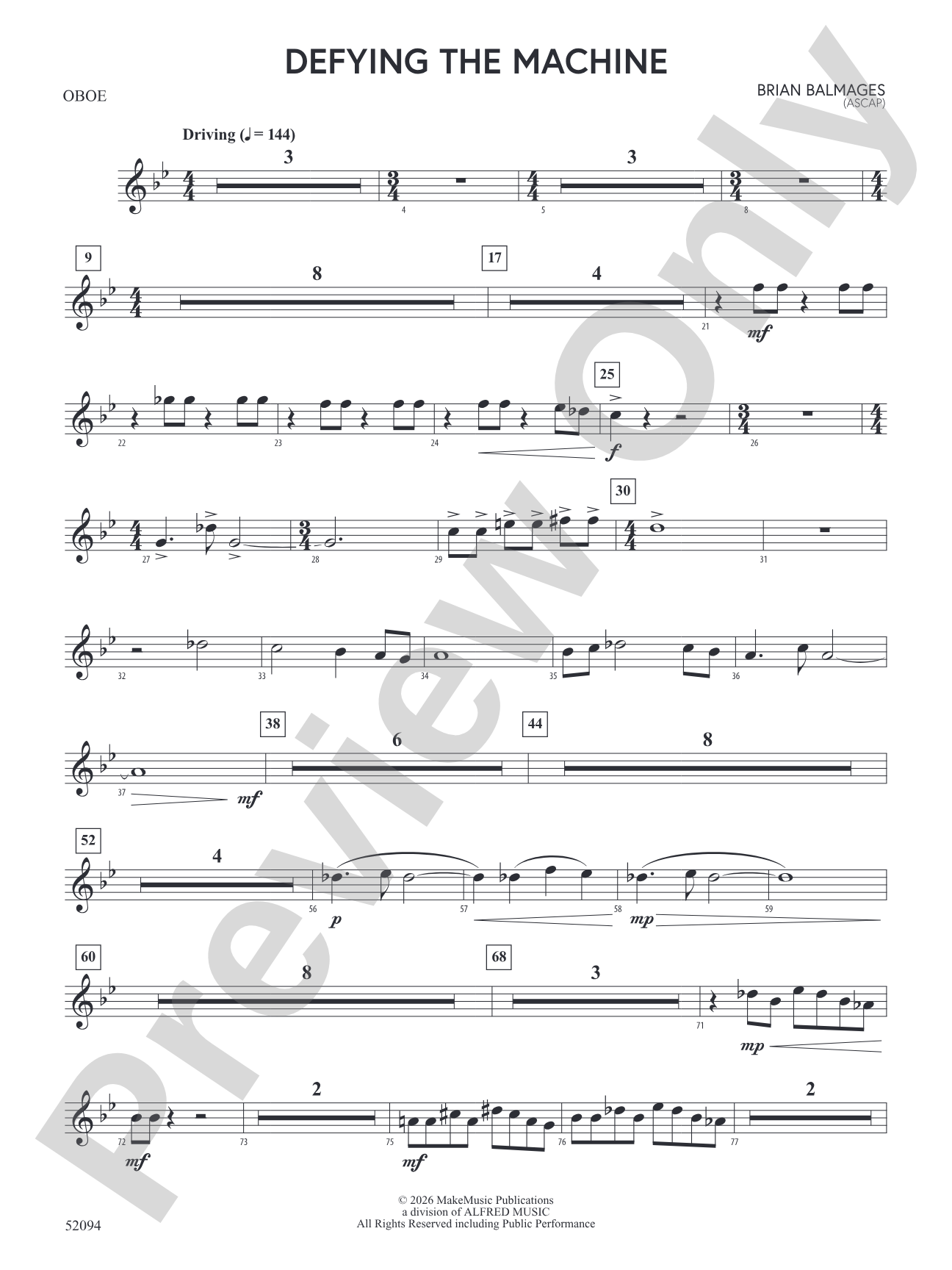 Defying the Machine: Oboe