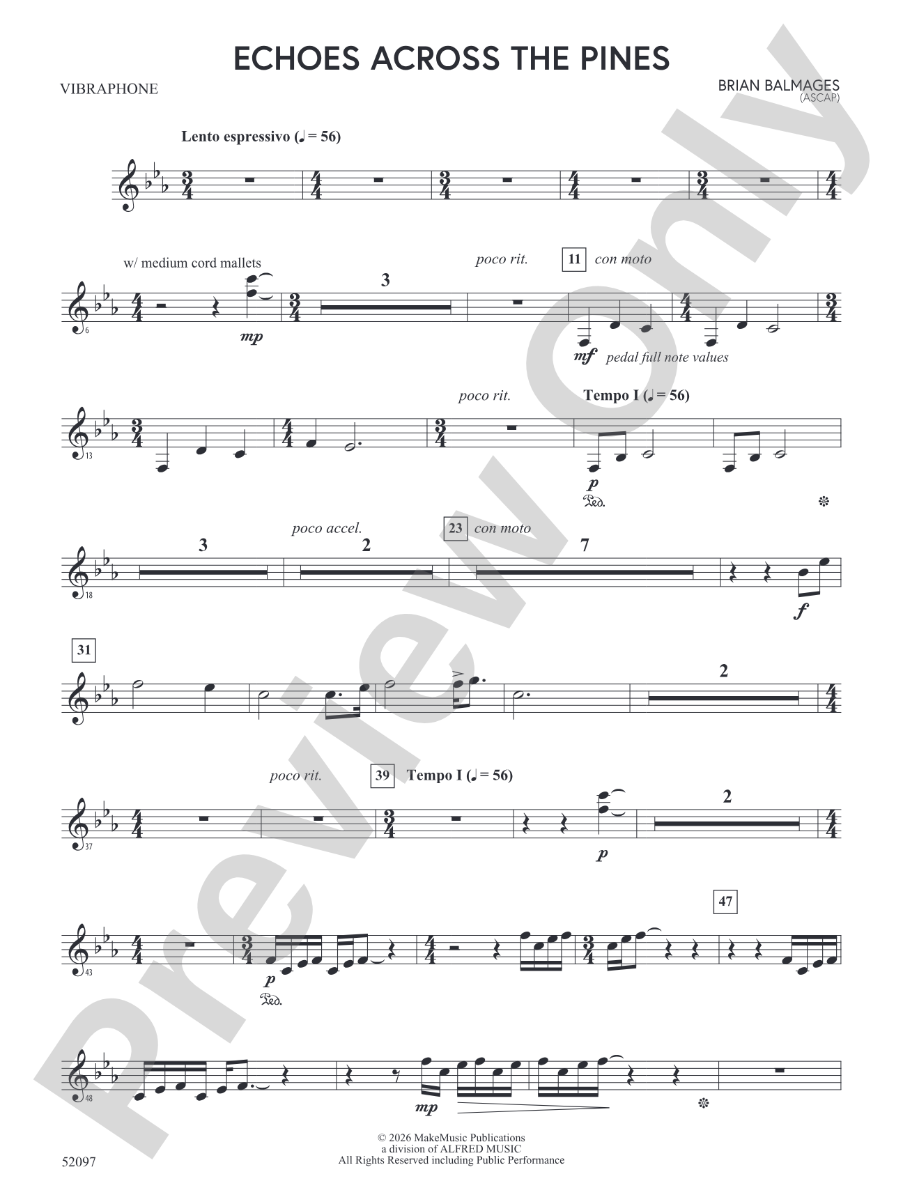 Echoes Across the Pines: Vibraphone