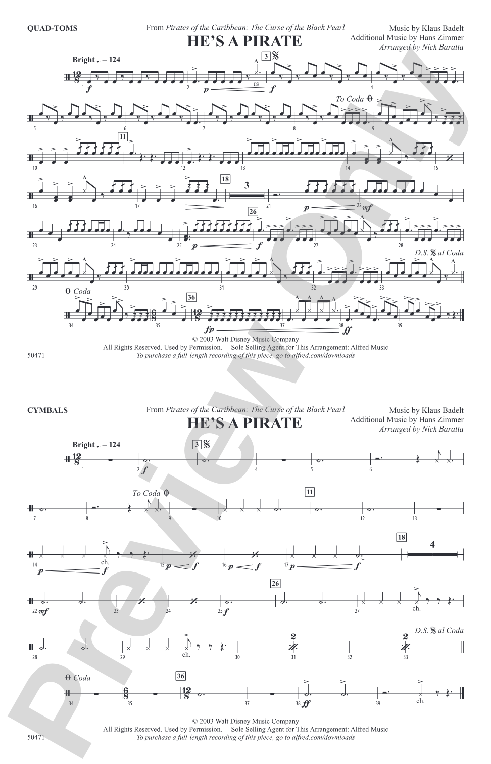 He's a Pirate: Quad-Toms