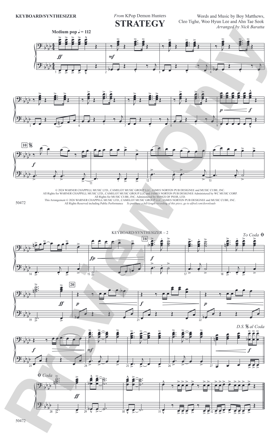 Strategy: Piano Accompaniment