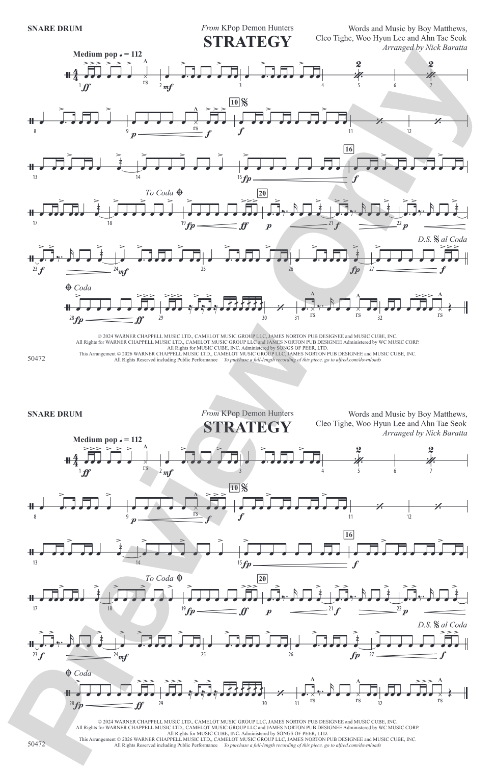 Strategy: Snare Drum