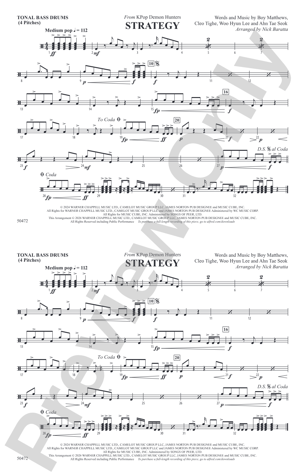 Strategy: Tonal Bass Drum