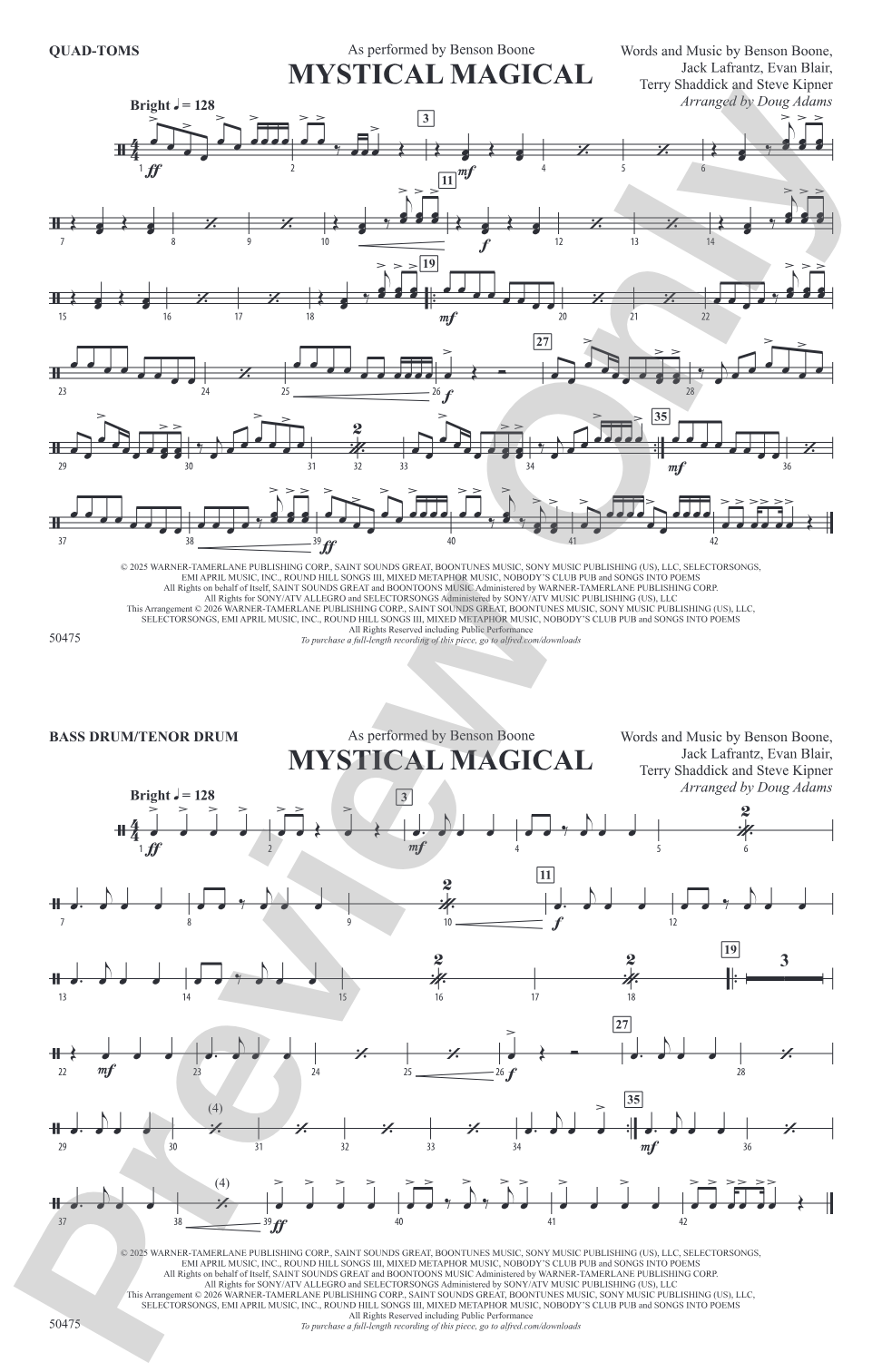 Mystical Magical: Quad-Toms