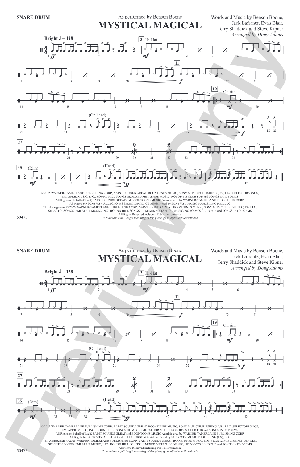 Mystical Magical: Snare Drum