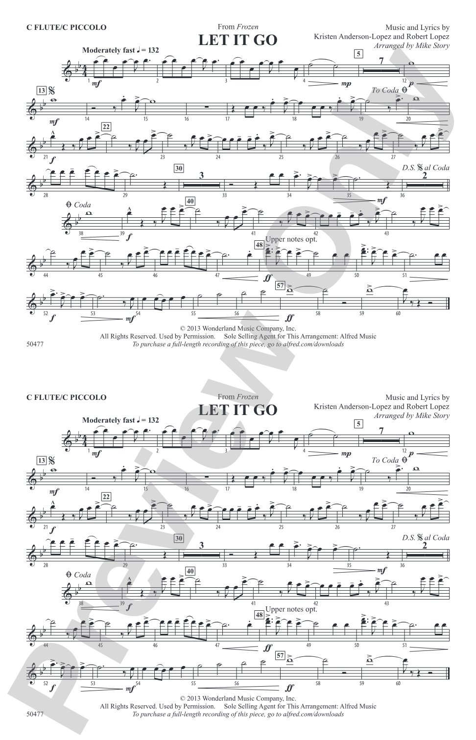 Let It Go: Flute