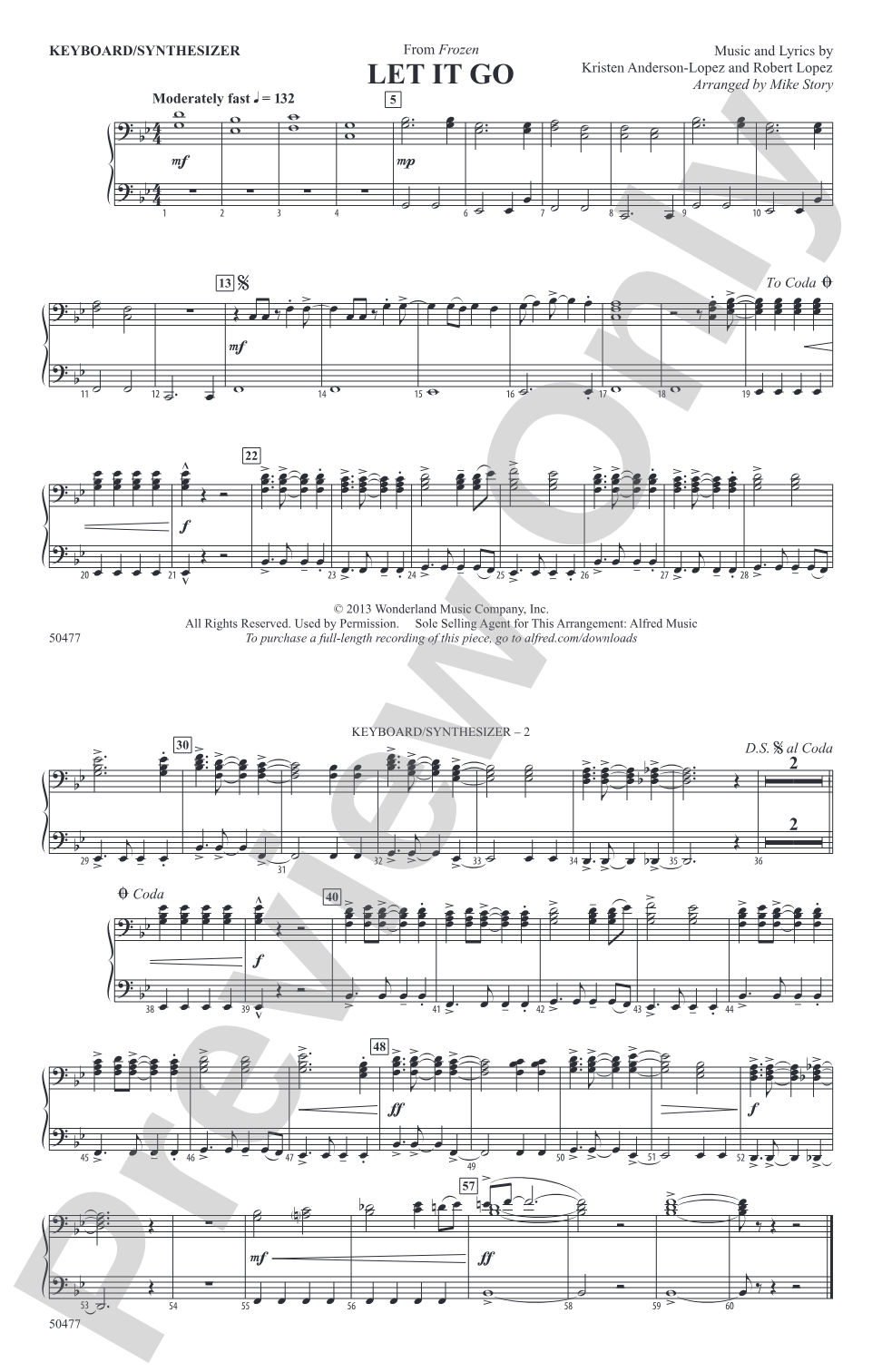 Let It Go: Piano Accompaniment