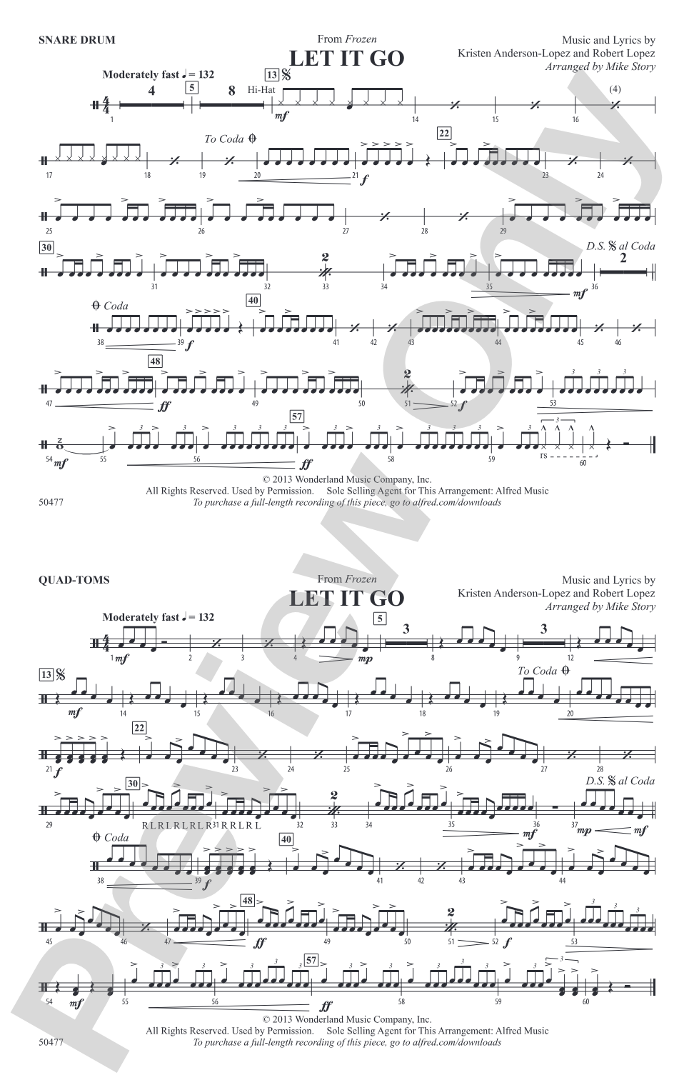 Let It Go: Snare Drum