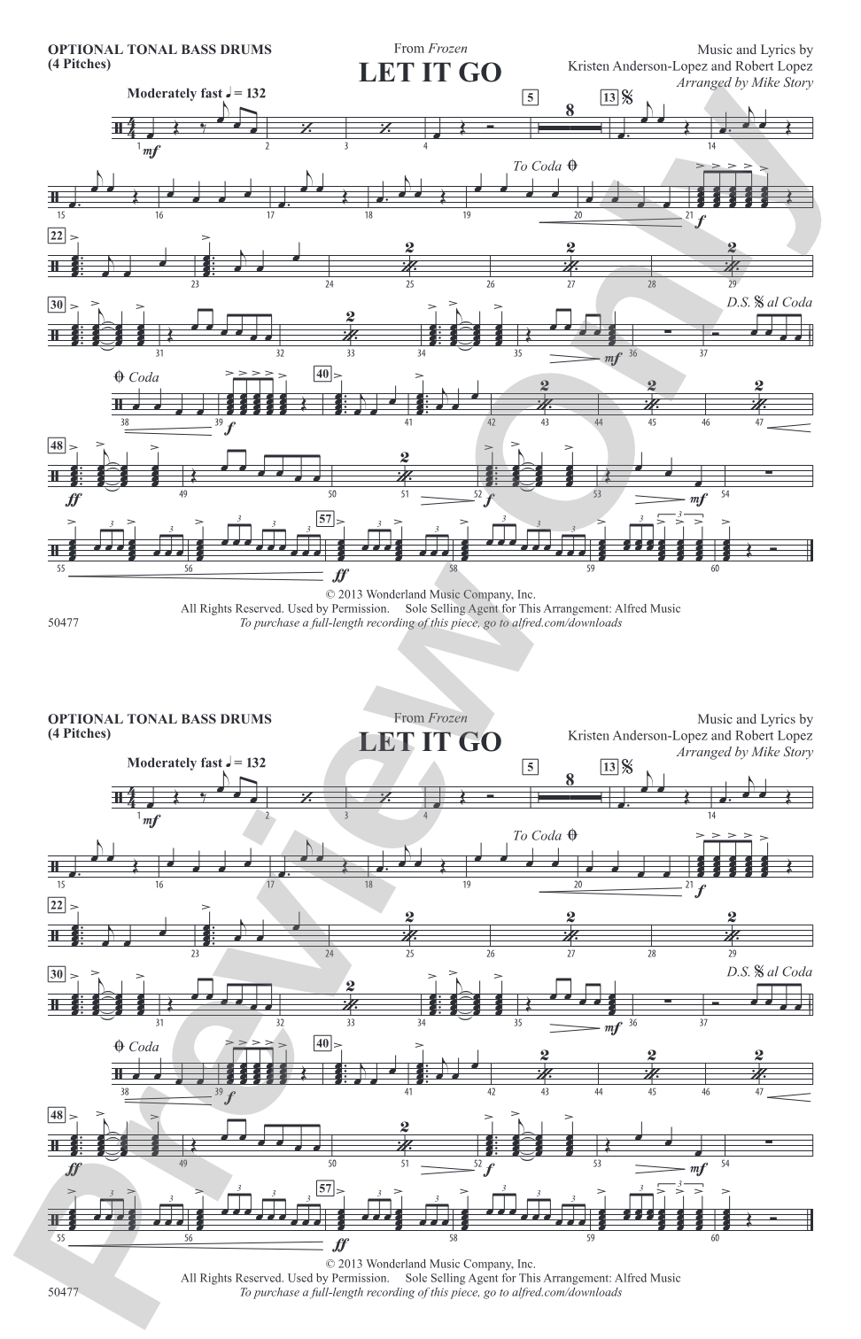 Let It Go: Tonal Bass Drum