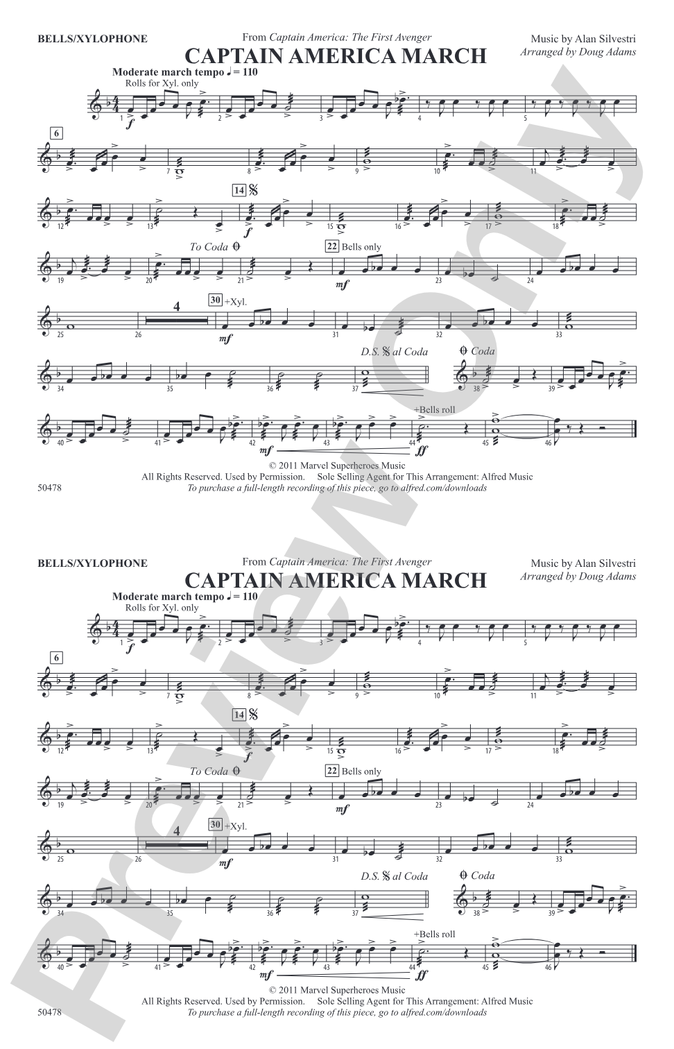 Captain America March: Mallets