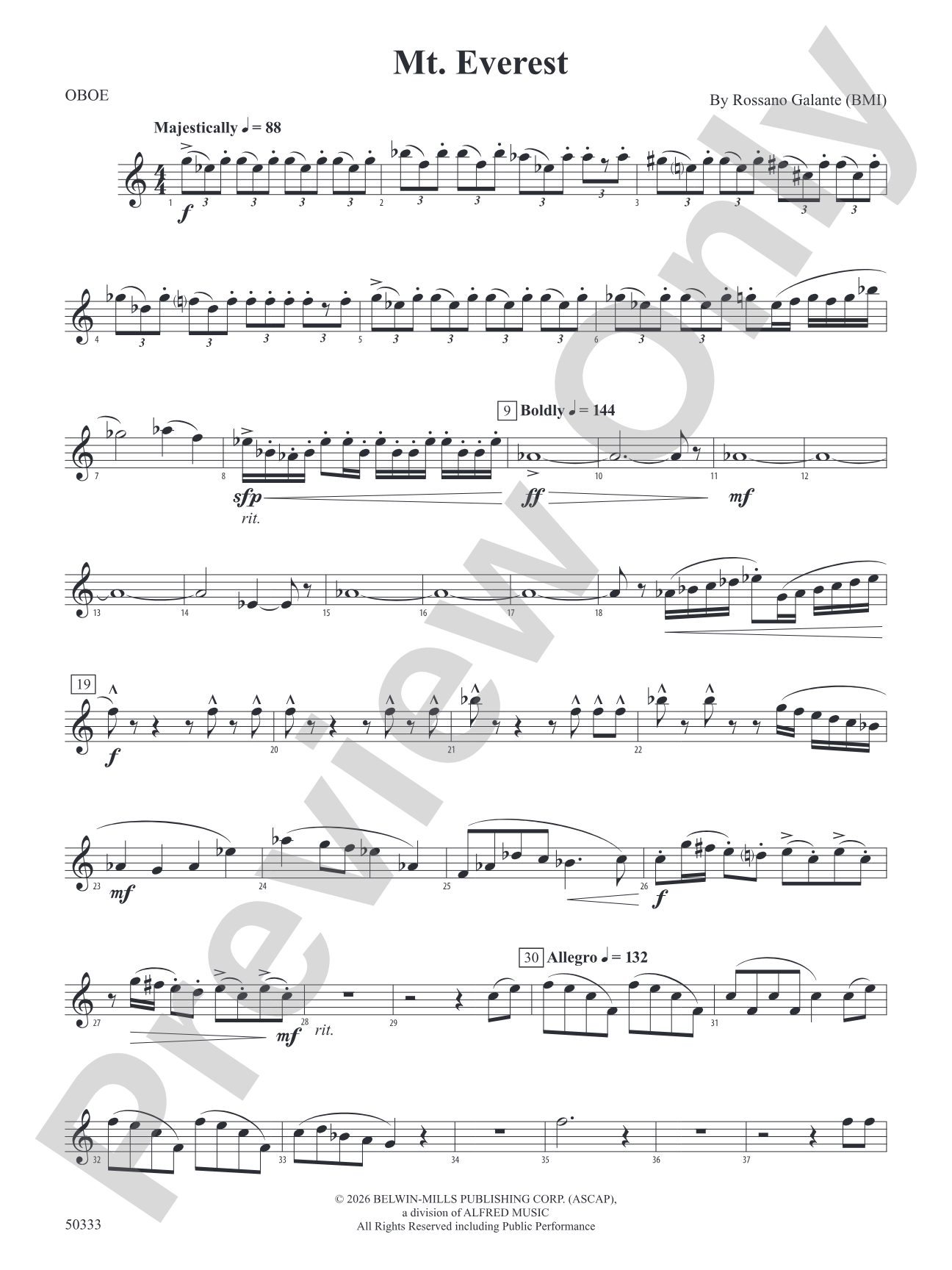 Mt. Everest: Oboe