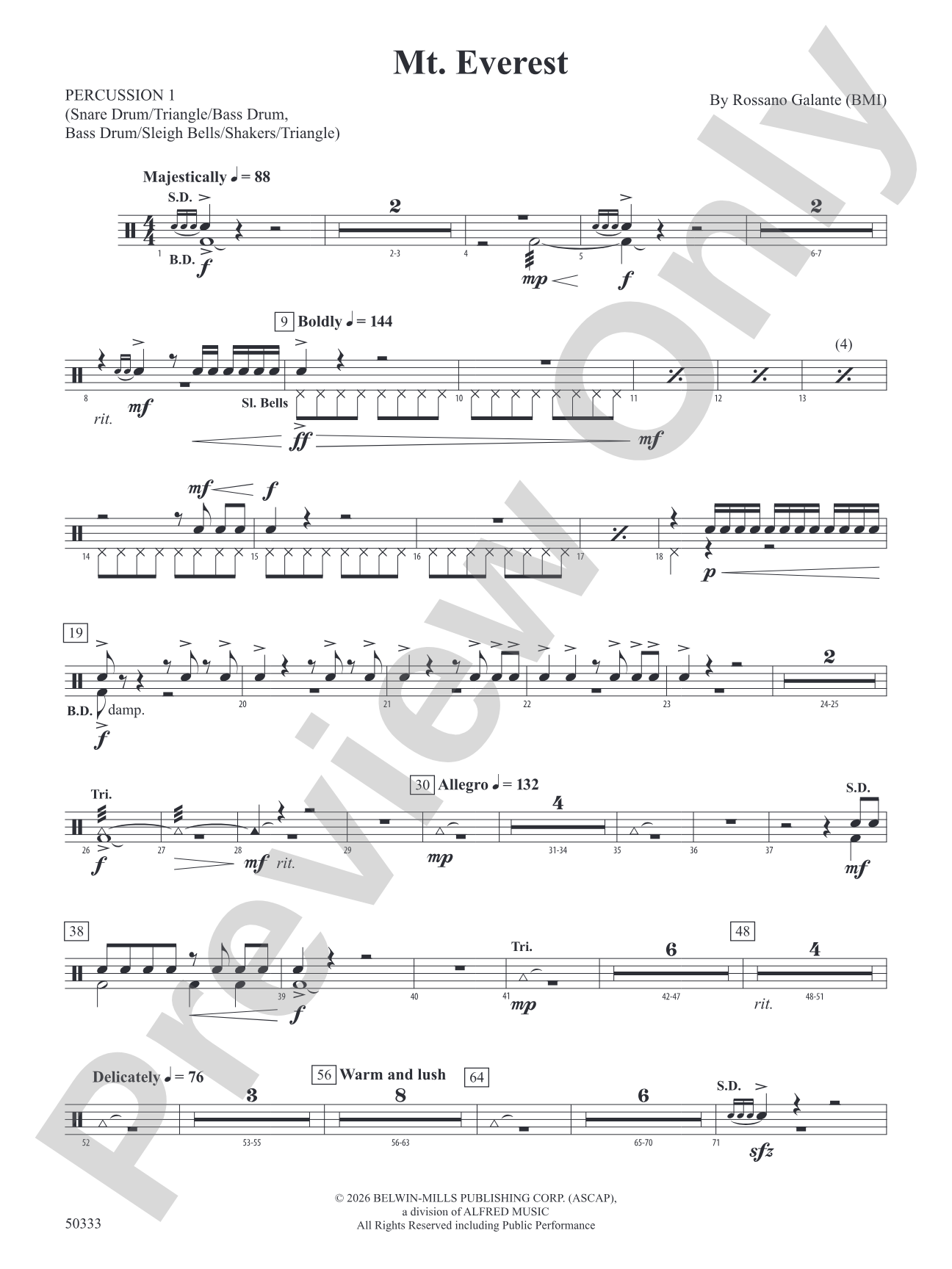 Mt. Everest: 1st Percussion