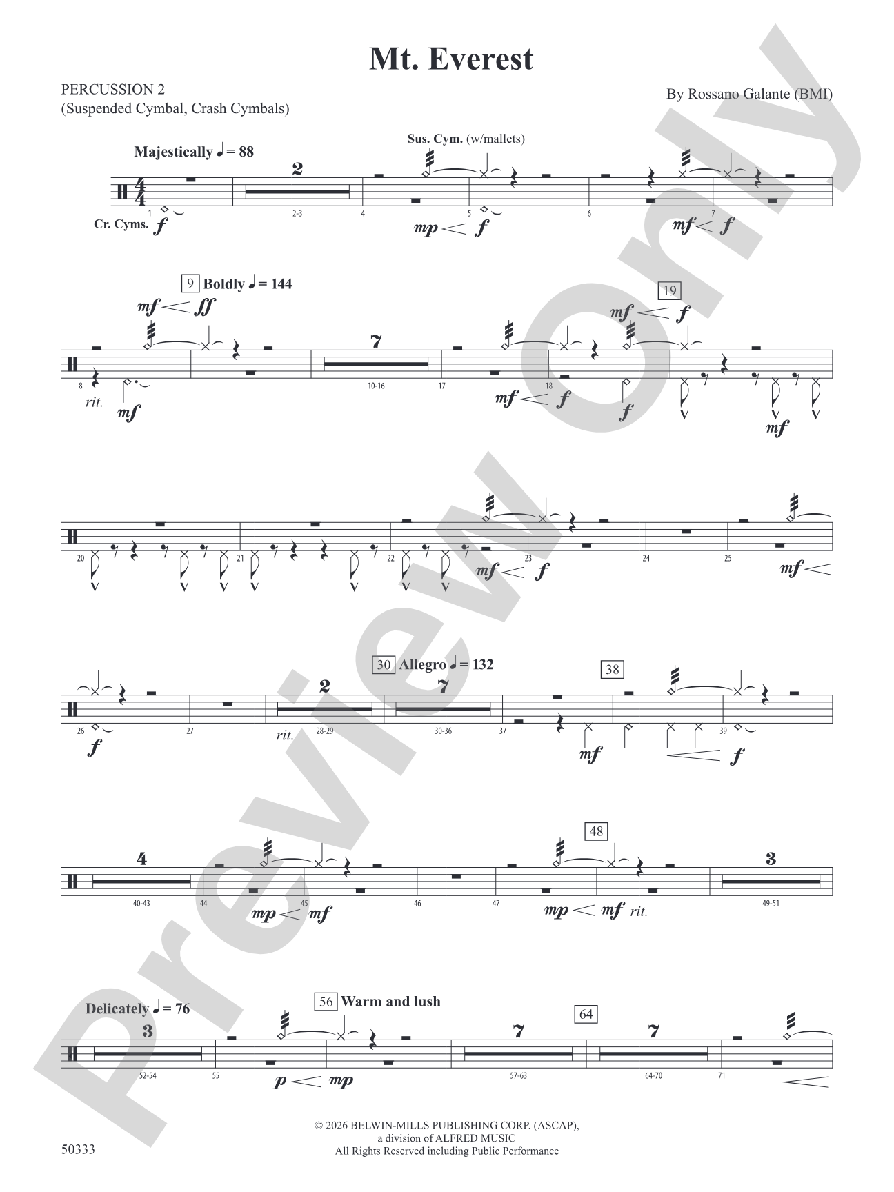 Mt. Everest: 2nd Percussion
