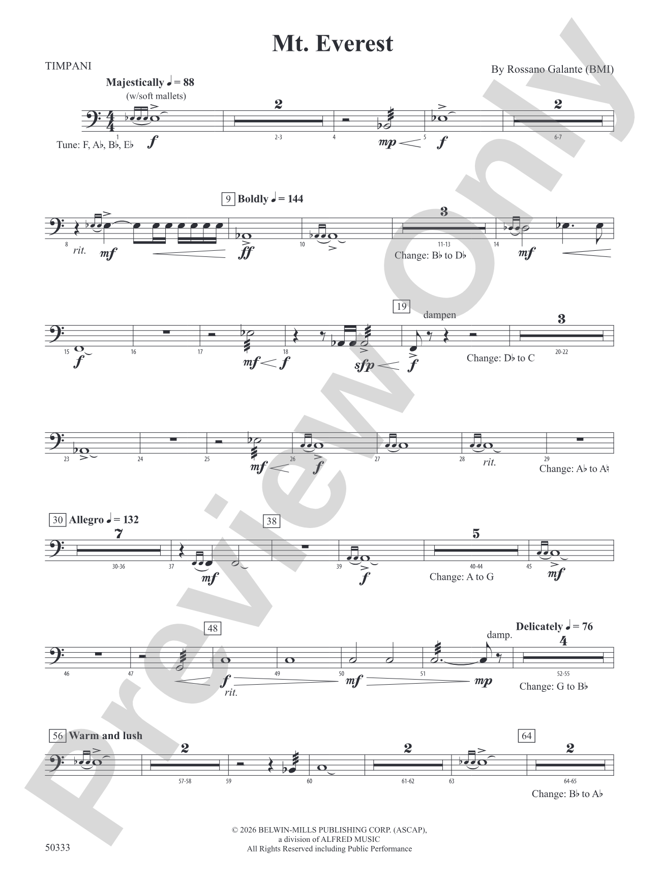 Mt. Everest: Timpani