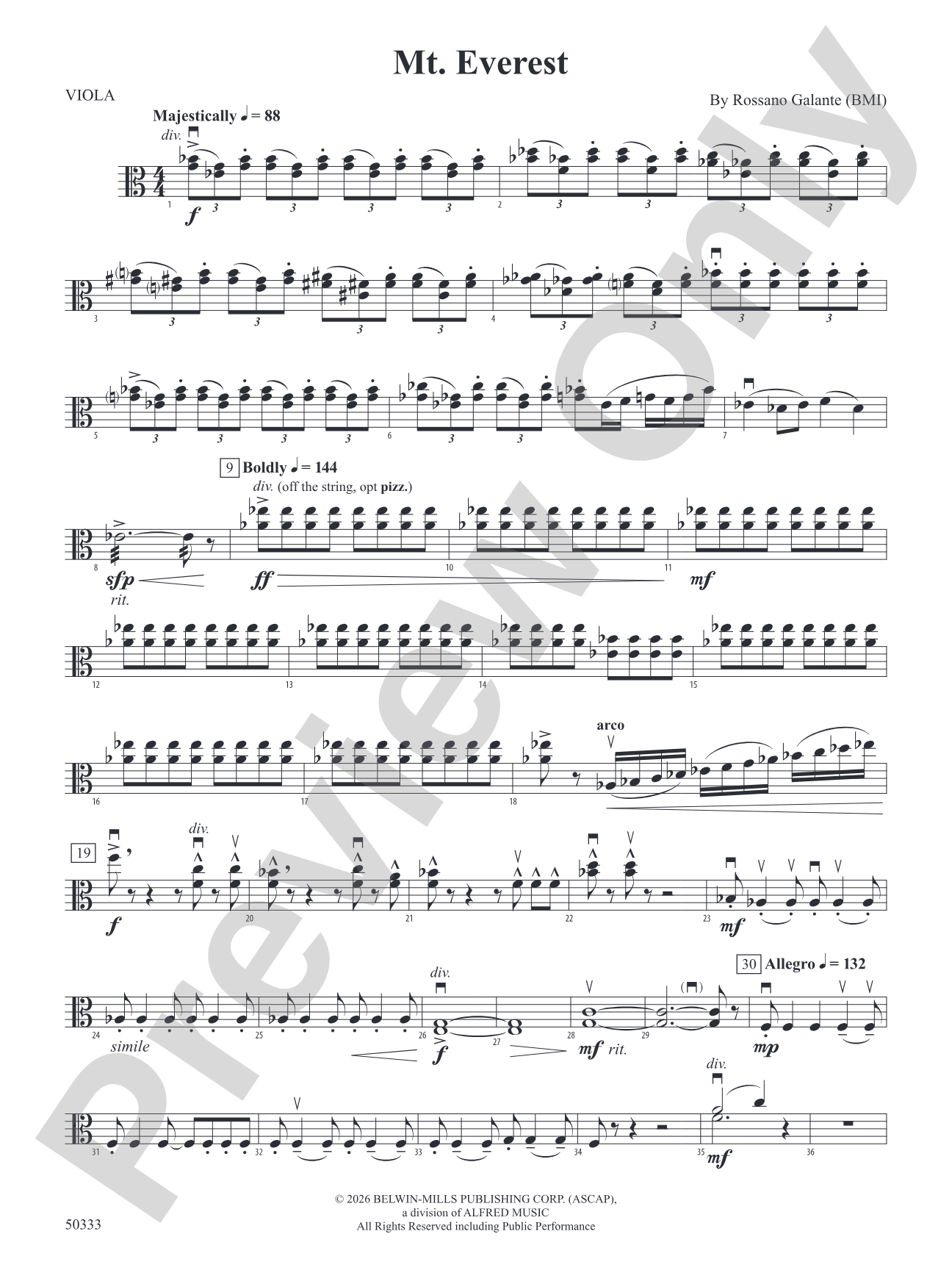 Mt. Everest: Viola