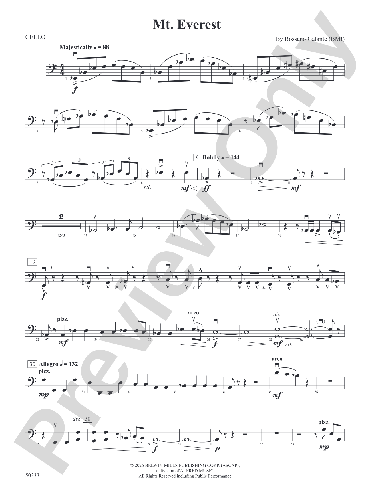 Mt. Everest: Cello