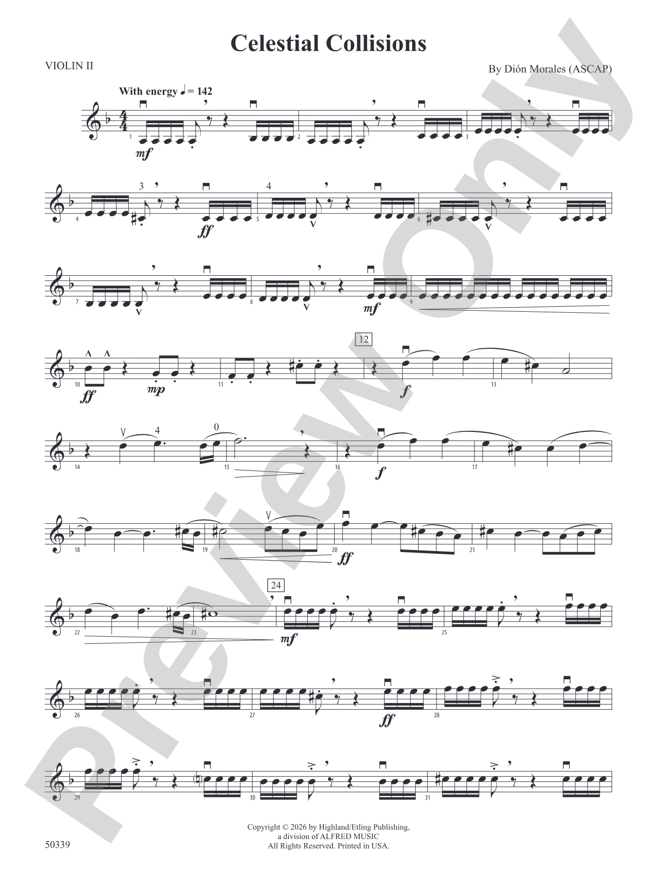 Celestial Collisions: 2nd Violin