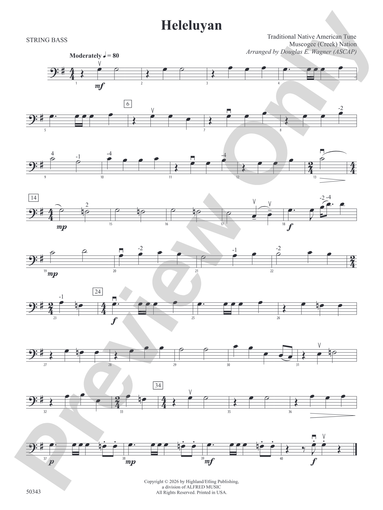 Heleluyan: String Bass