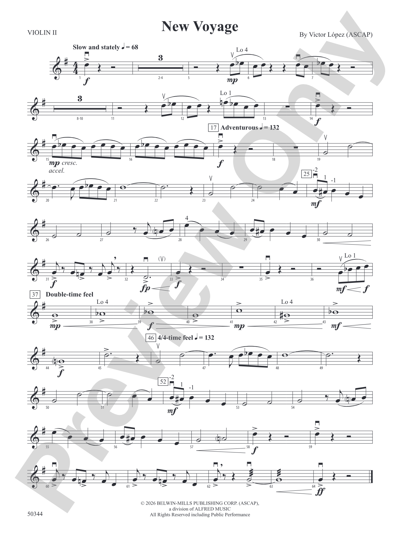 New Voyage: 2nd Violin