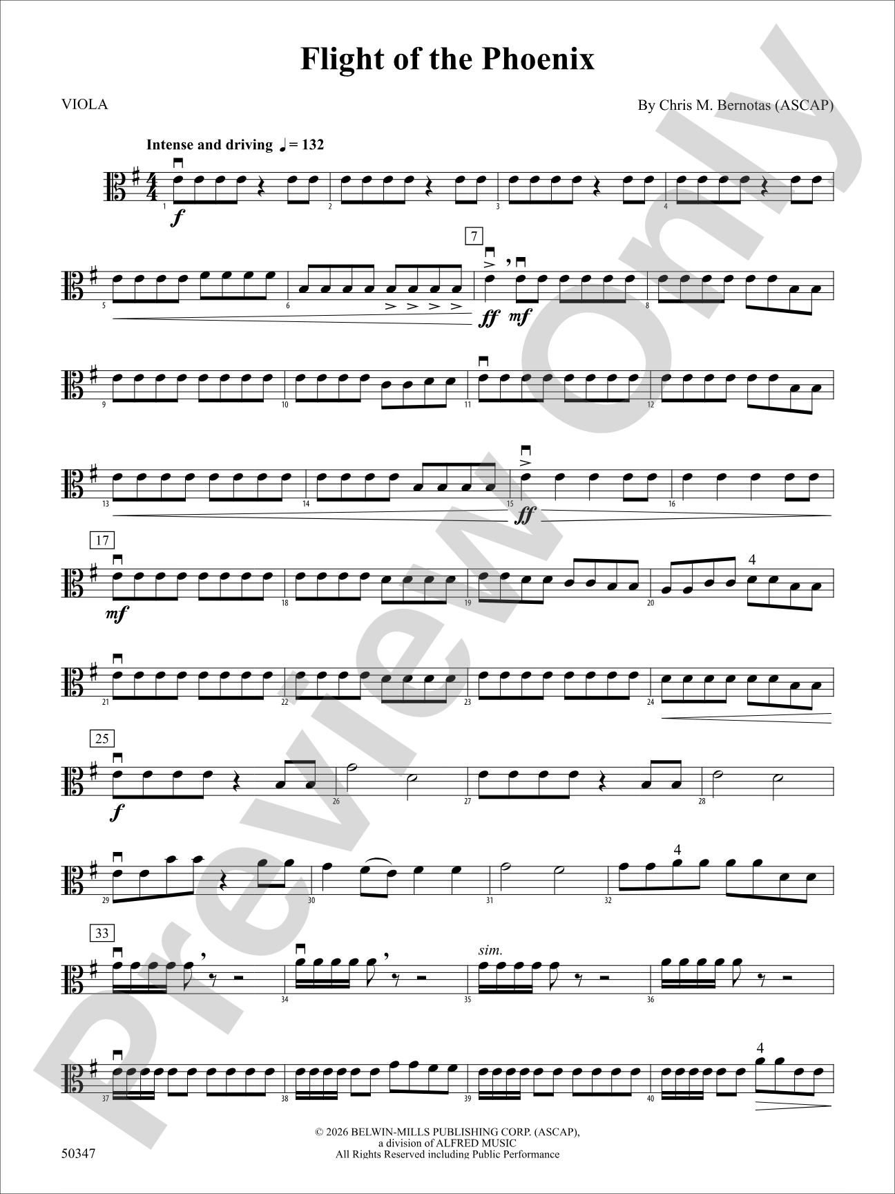 Flight of the Phoenix: Viola