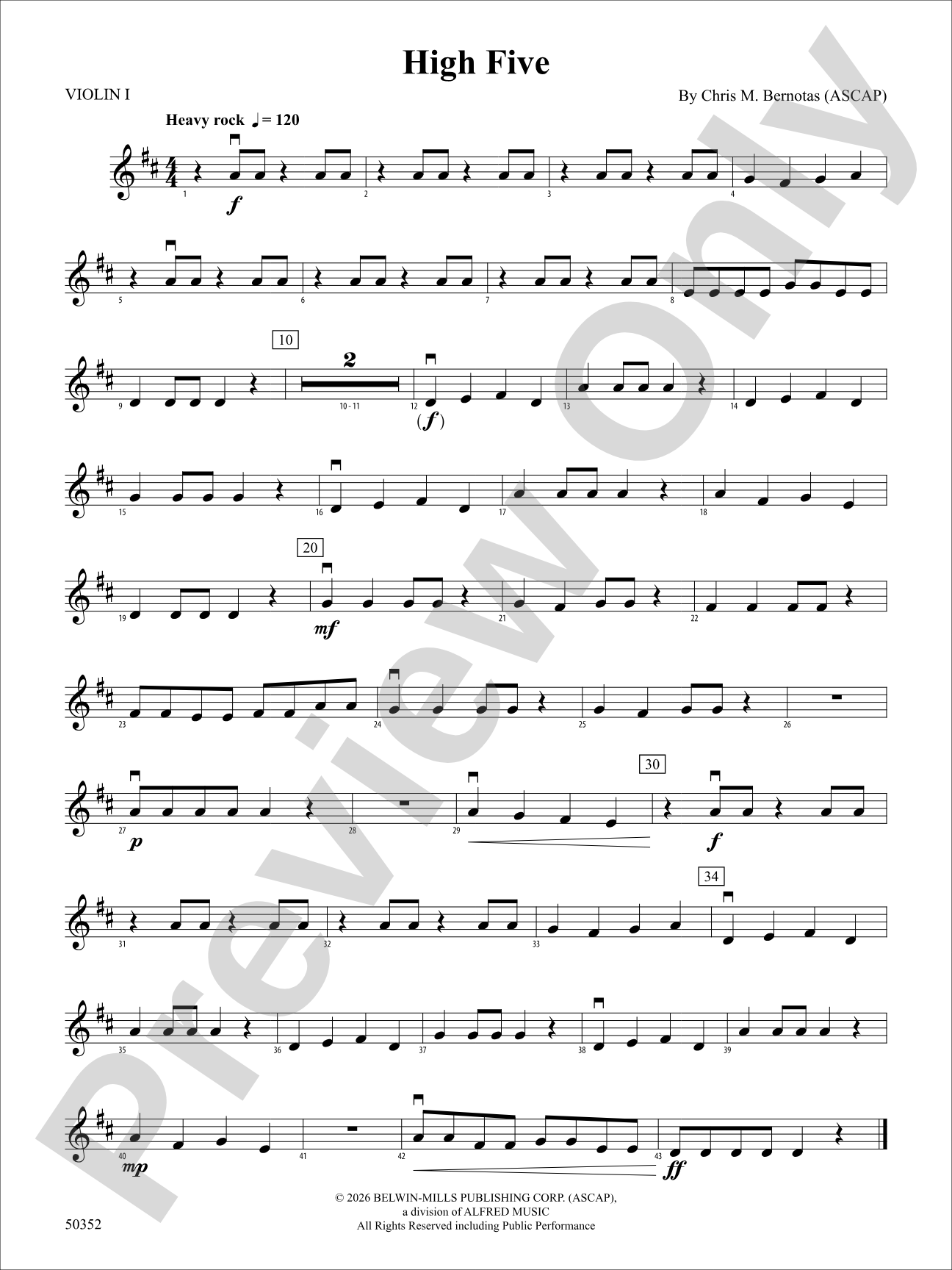 High Five: 1st Violin