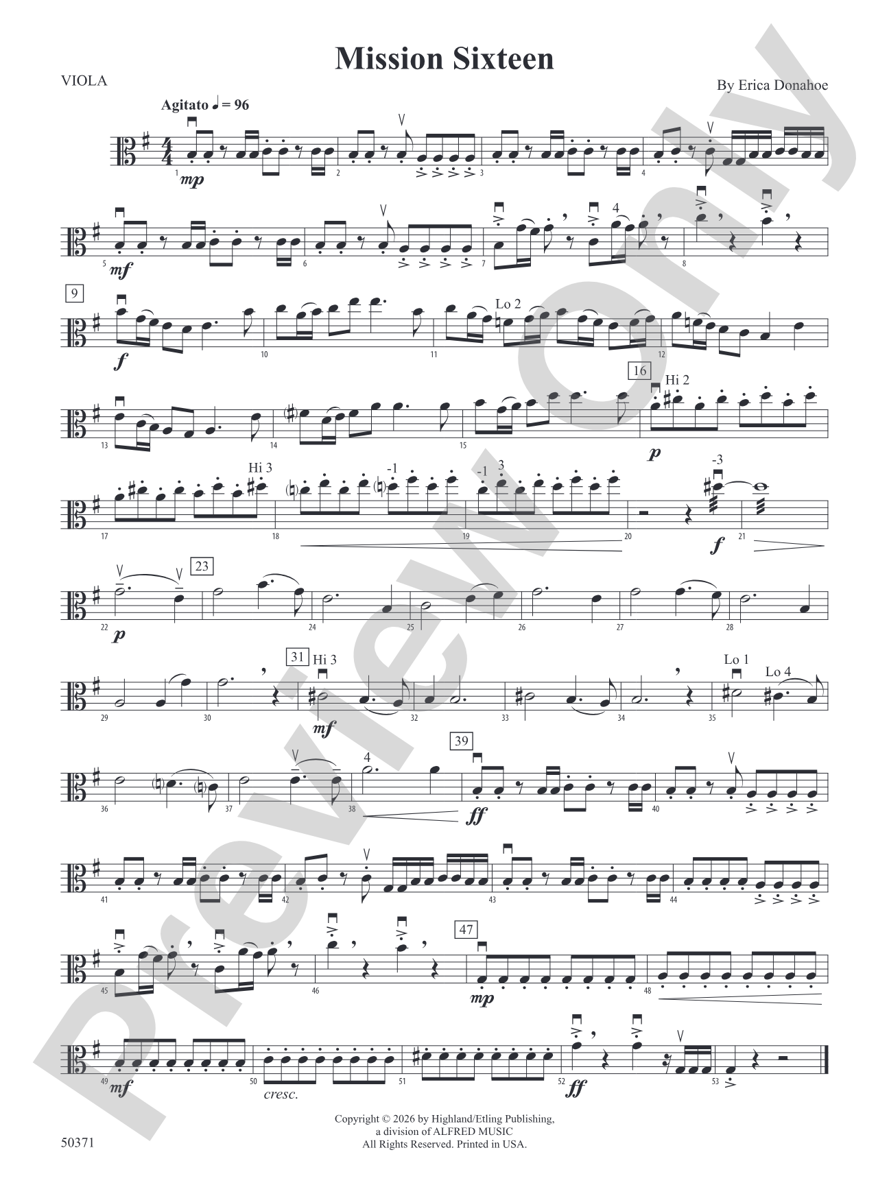Mission Sixteen: Viola
