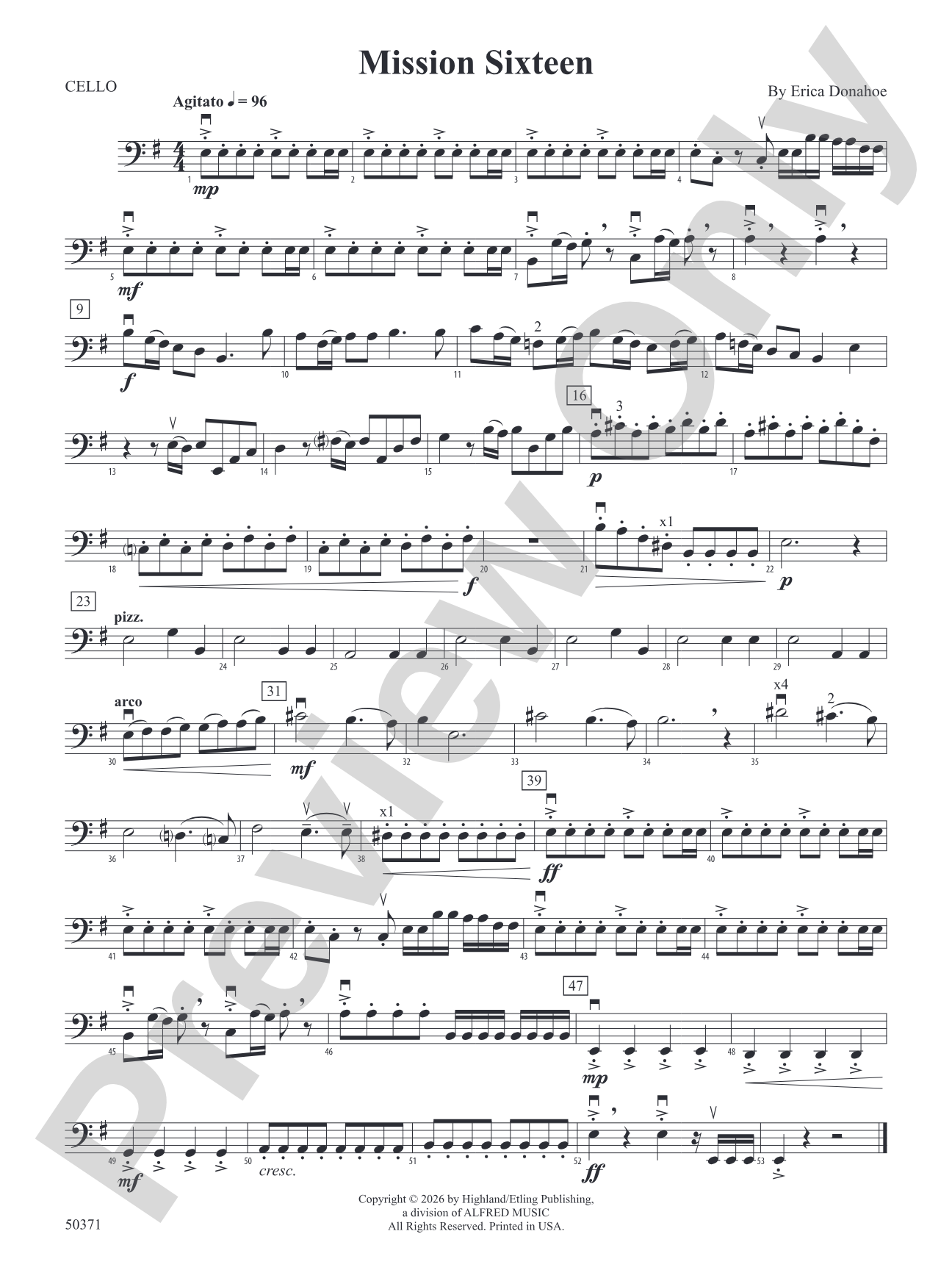 Mission Sixteen: Cello
