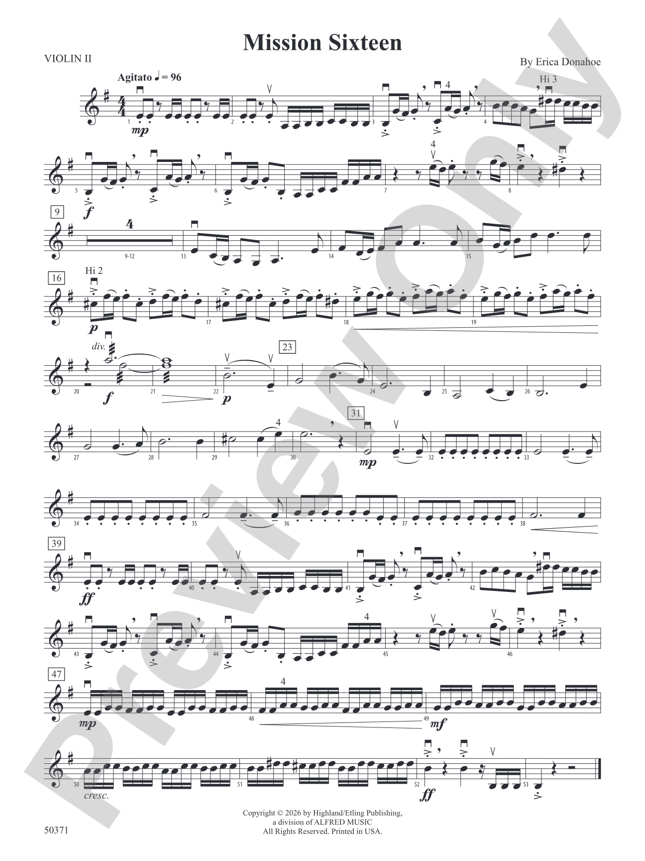 Mission Sixteen: 2nd Violin