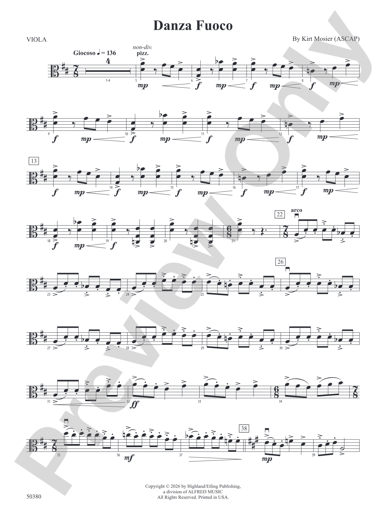 Danza Fuoco: Viola