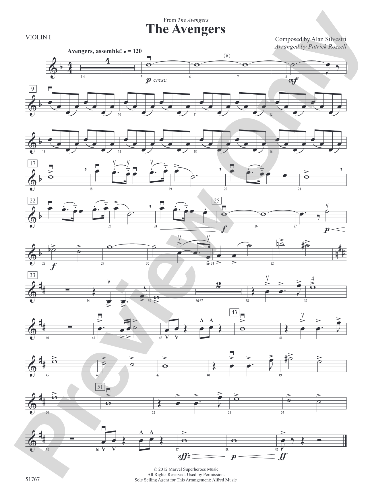The Avengers: 1st Violin