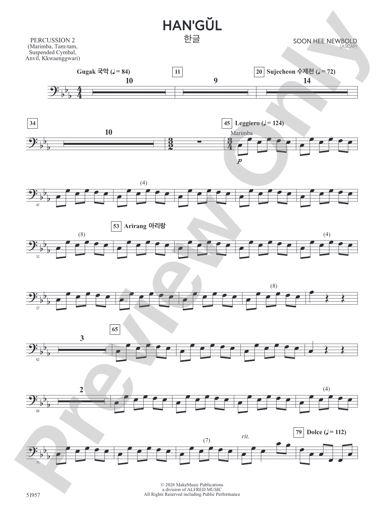 Han'gul: 2nd Percussion