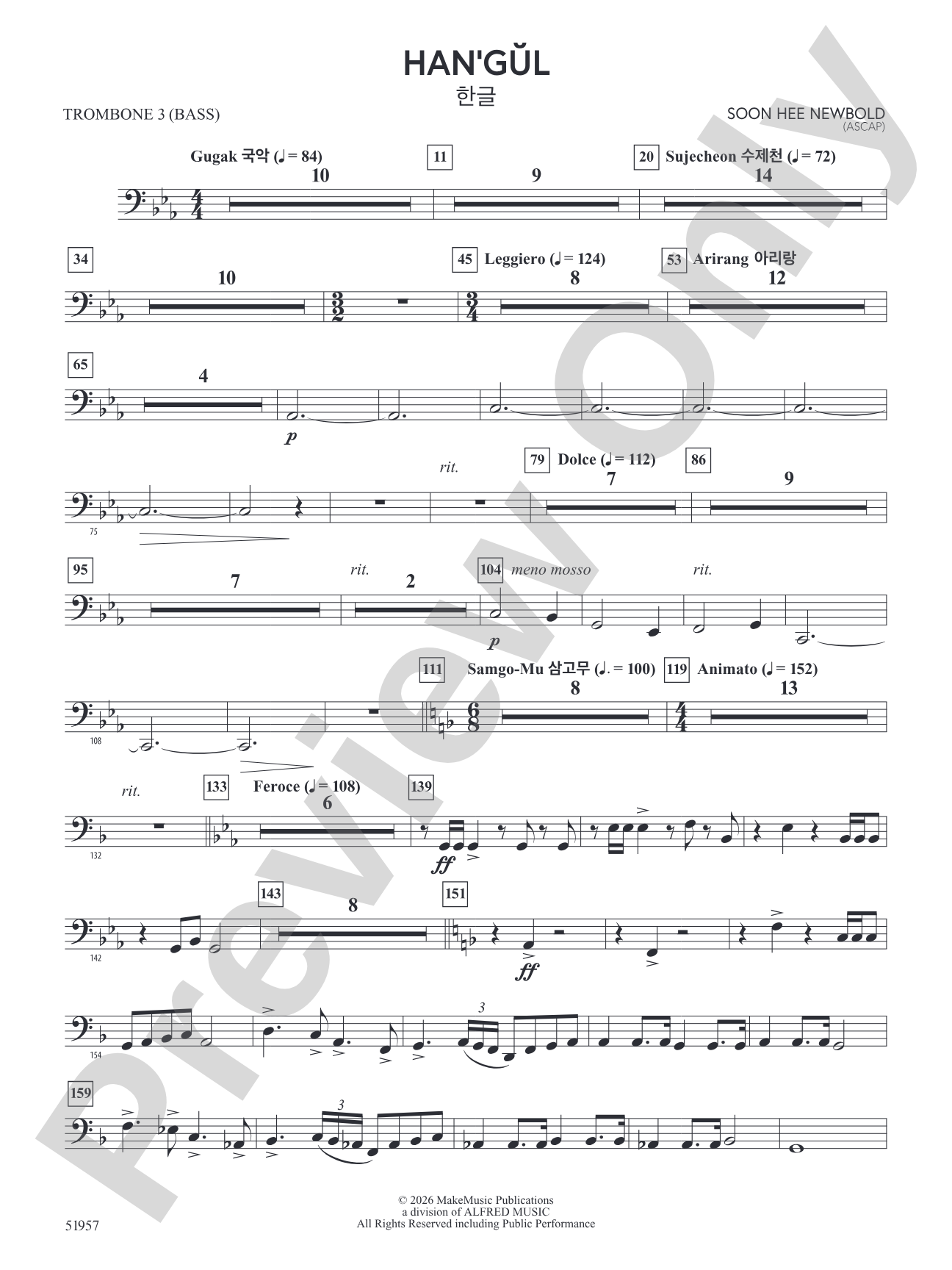 Han'gul: 3rd Trombone