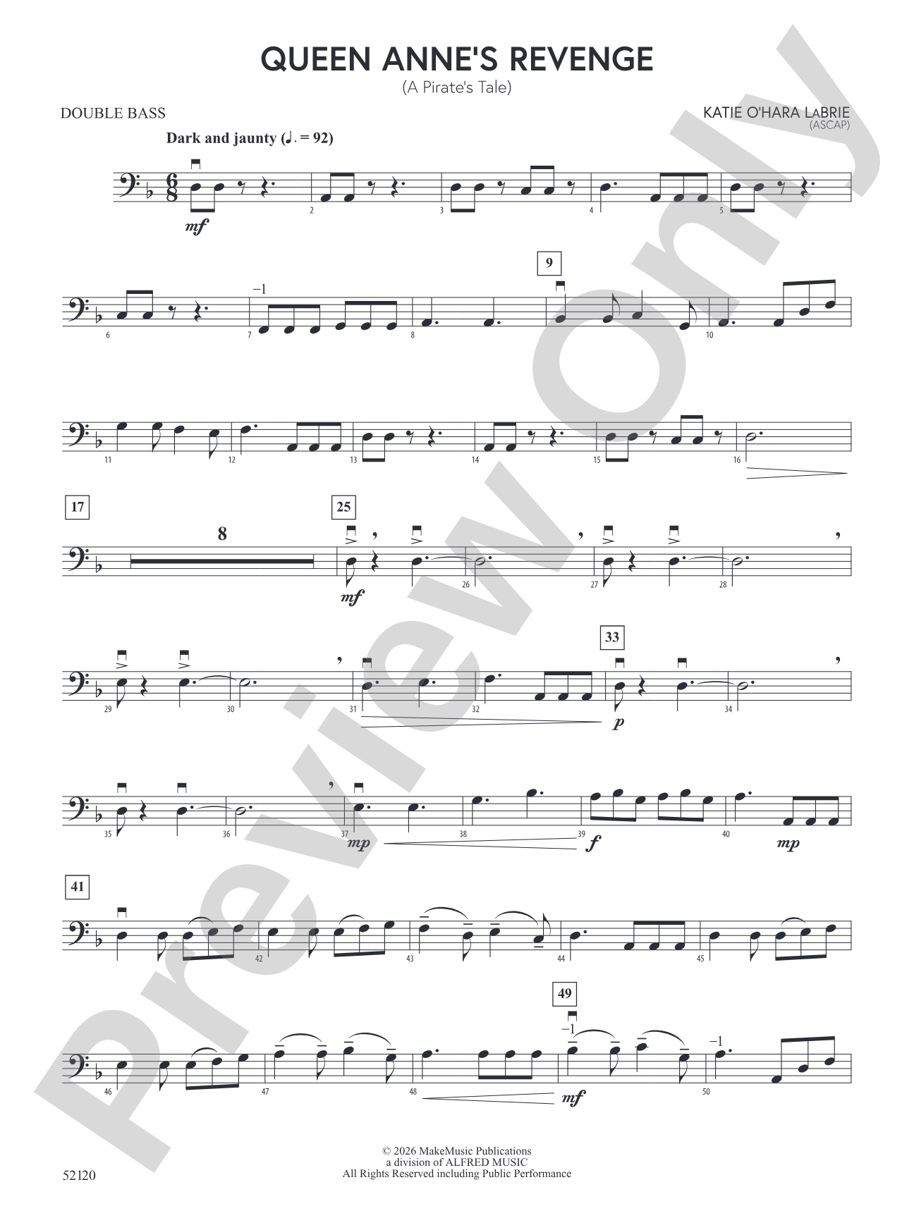Queen Anne's Revenge: String Bass