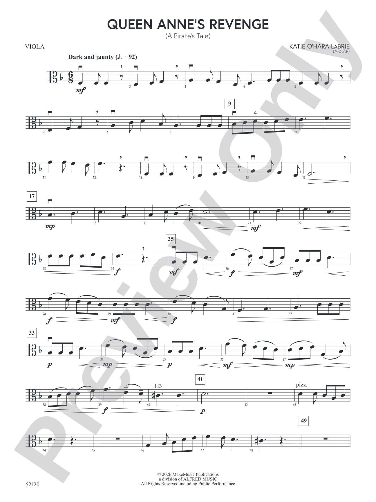 Queen Anne's Revenge: Viola