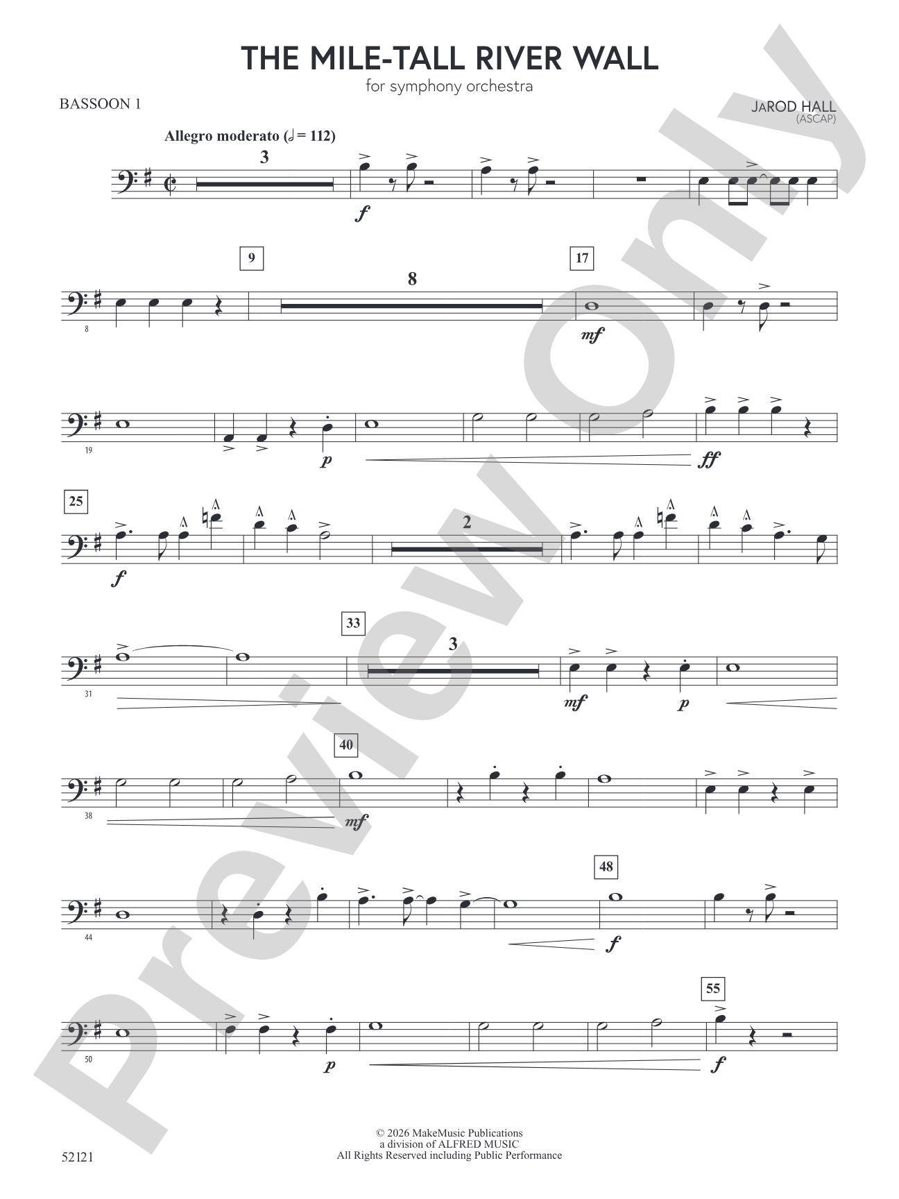 The Mile-Tall River Wall: Bassoon