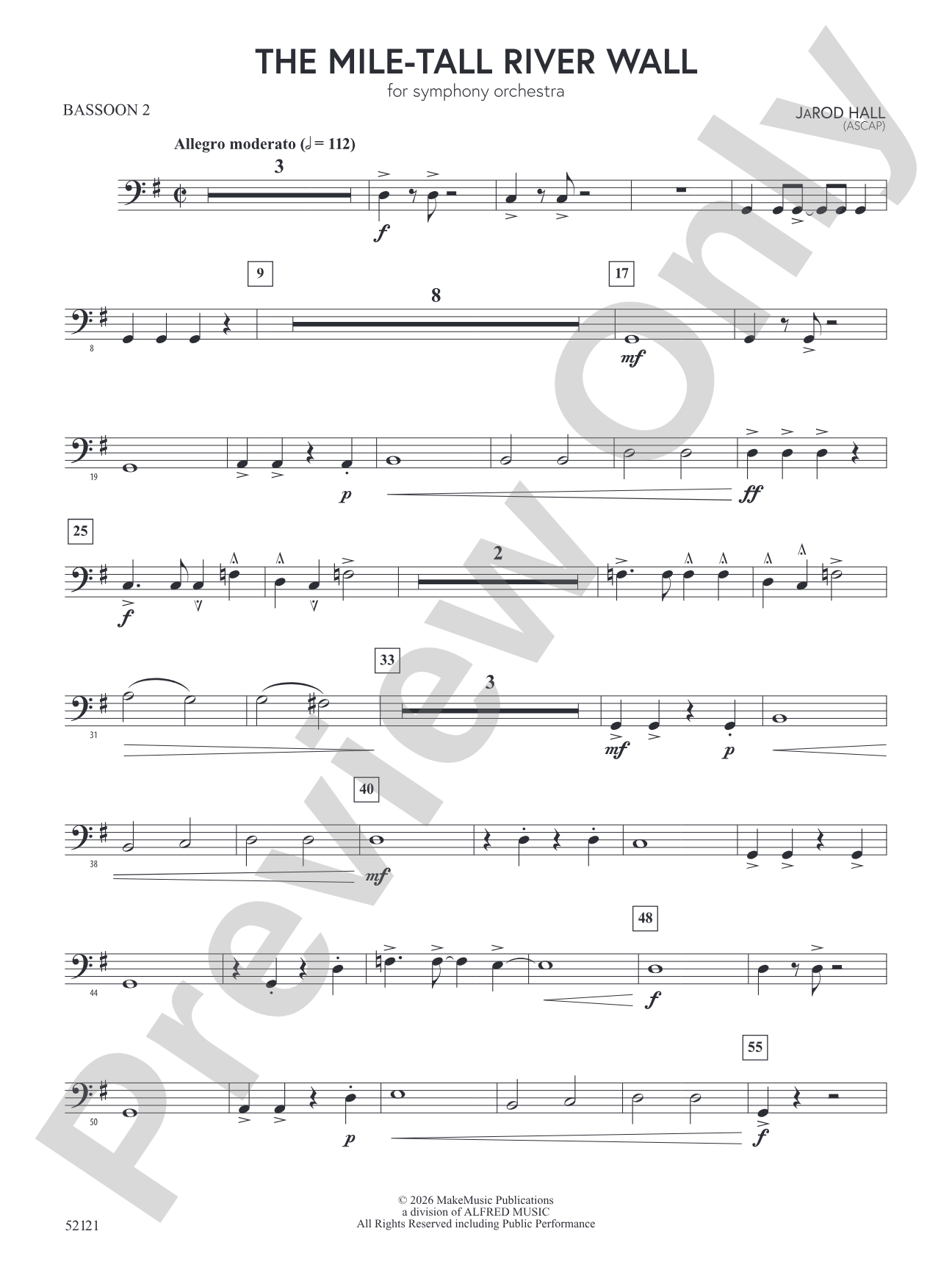 The Mile-Tall River Wall: 2nd Bassoon
