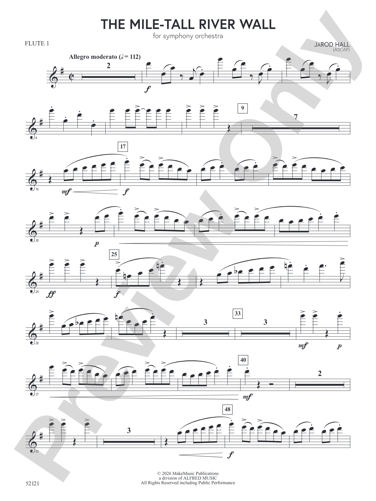 The Mile-Tall River Wall: Flute