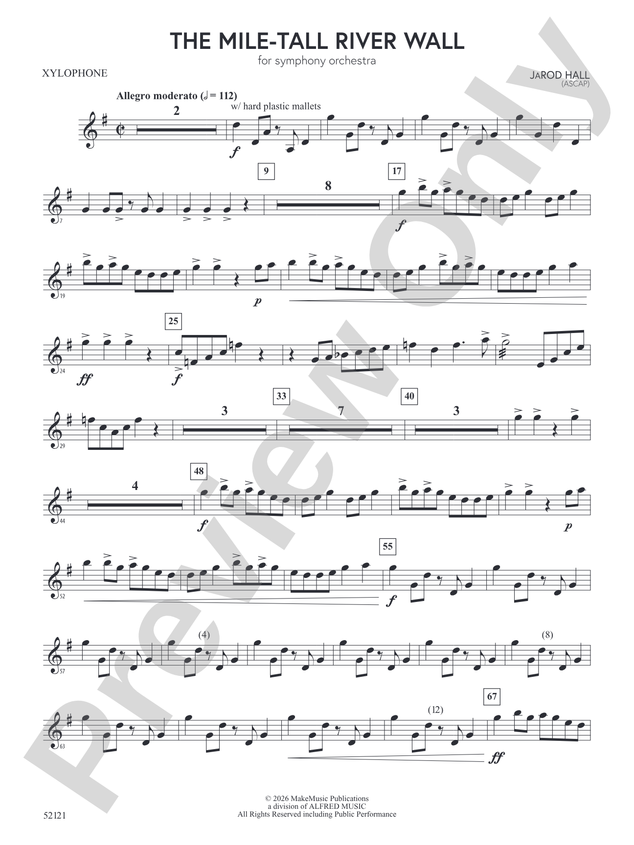 The Mile-Tall River Wall: Xylophone