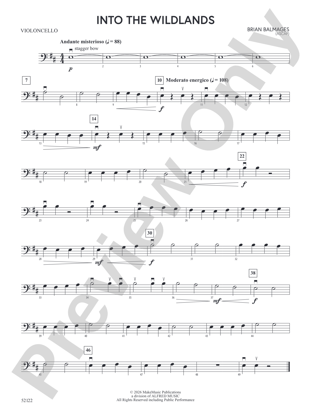 Into the Wildlands: Cello