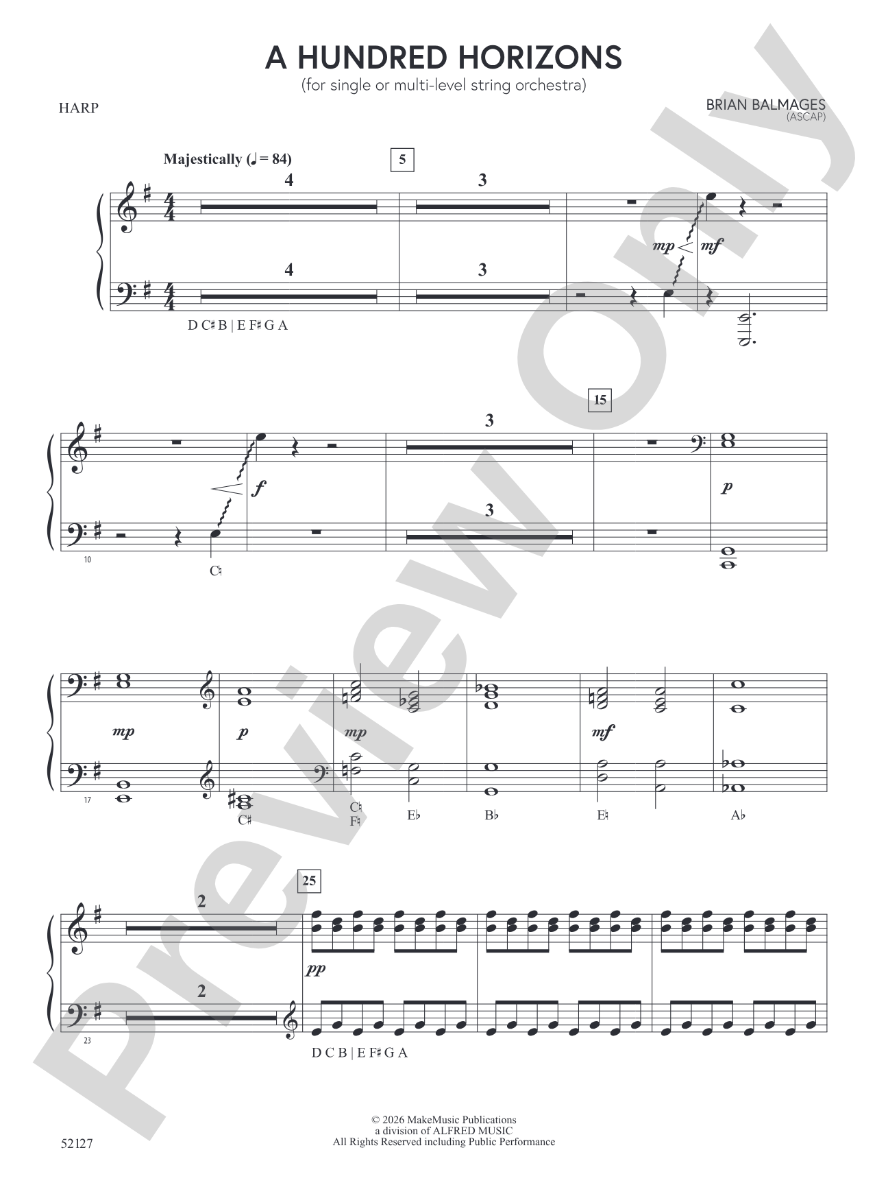 A Hundred Horizons: Harp