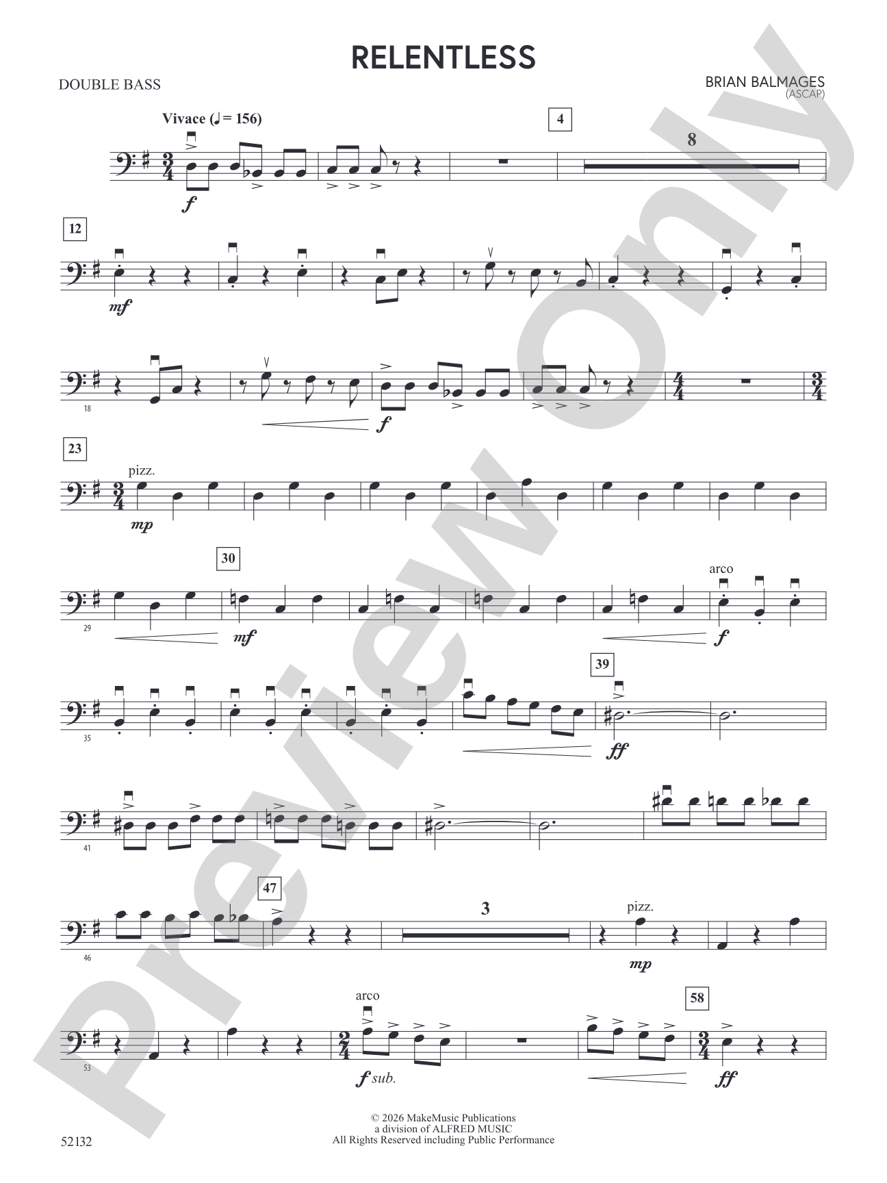 Relentless: String Bass