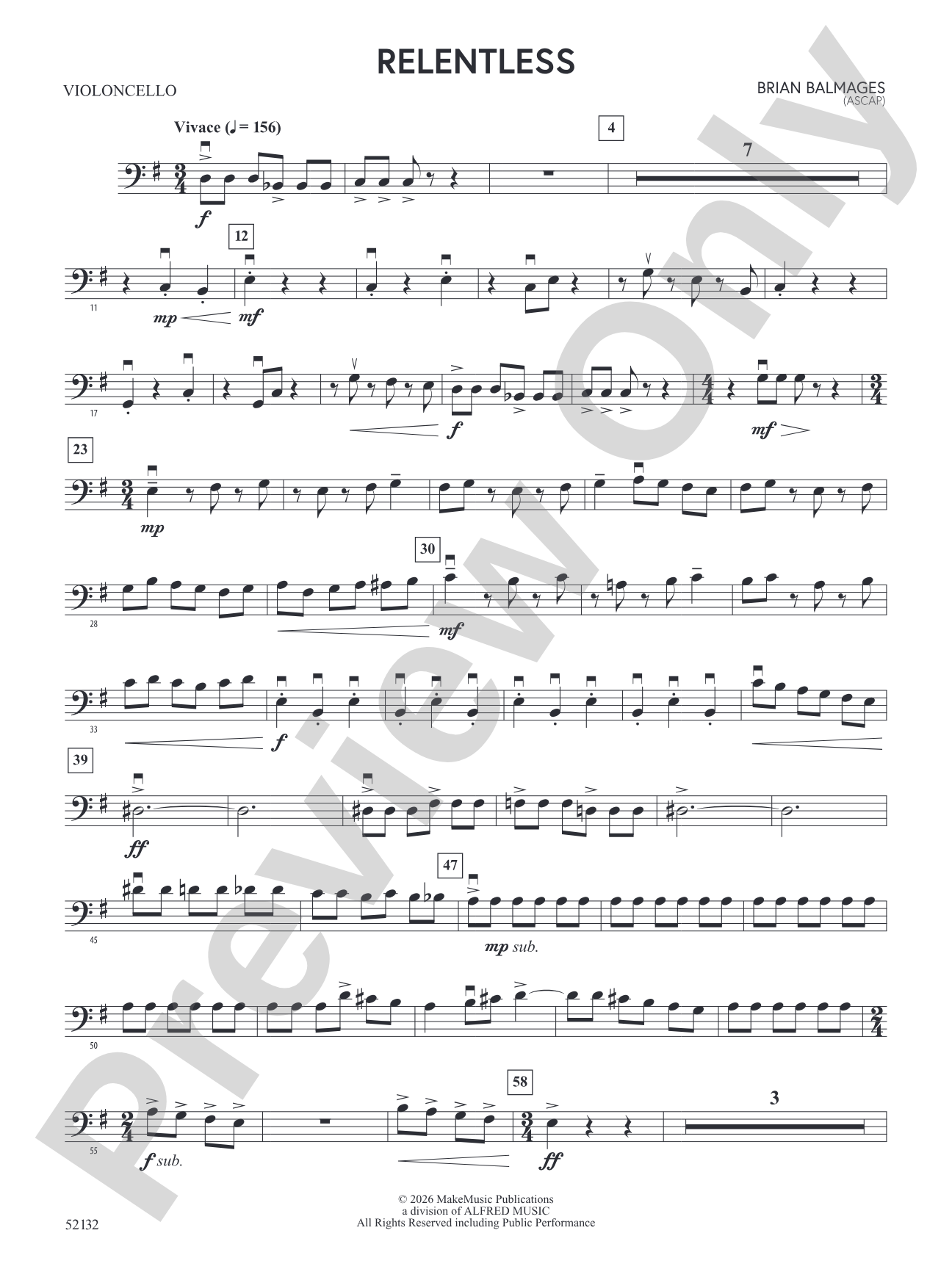 Relentless: Cello